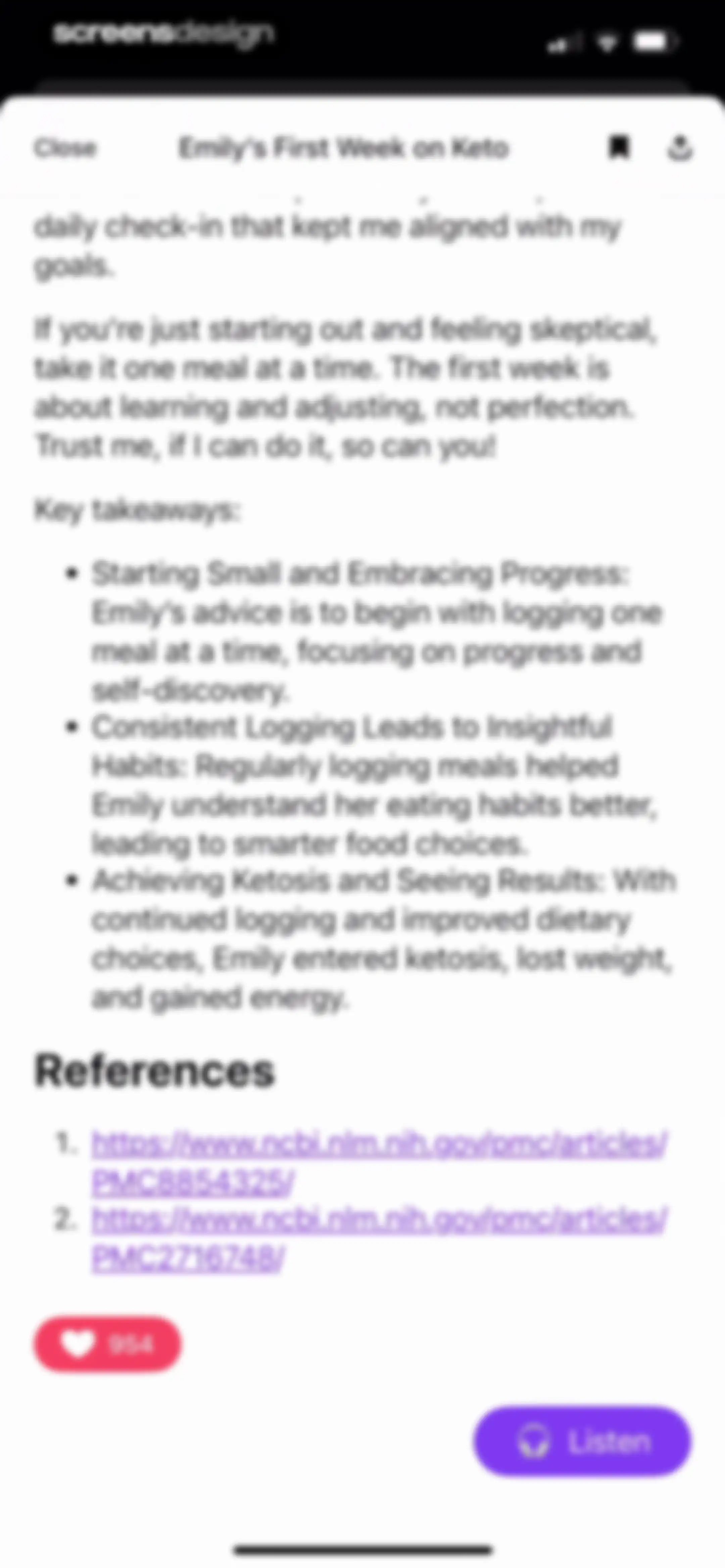 Keto Diet App － Carb Tracker screen 89