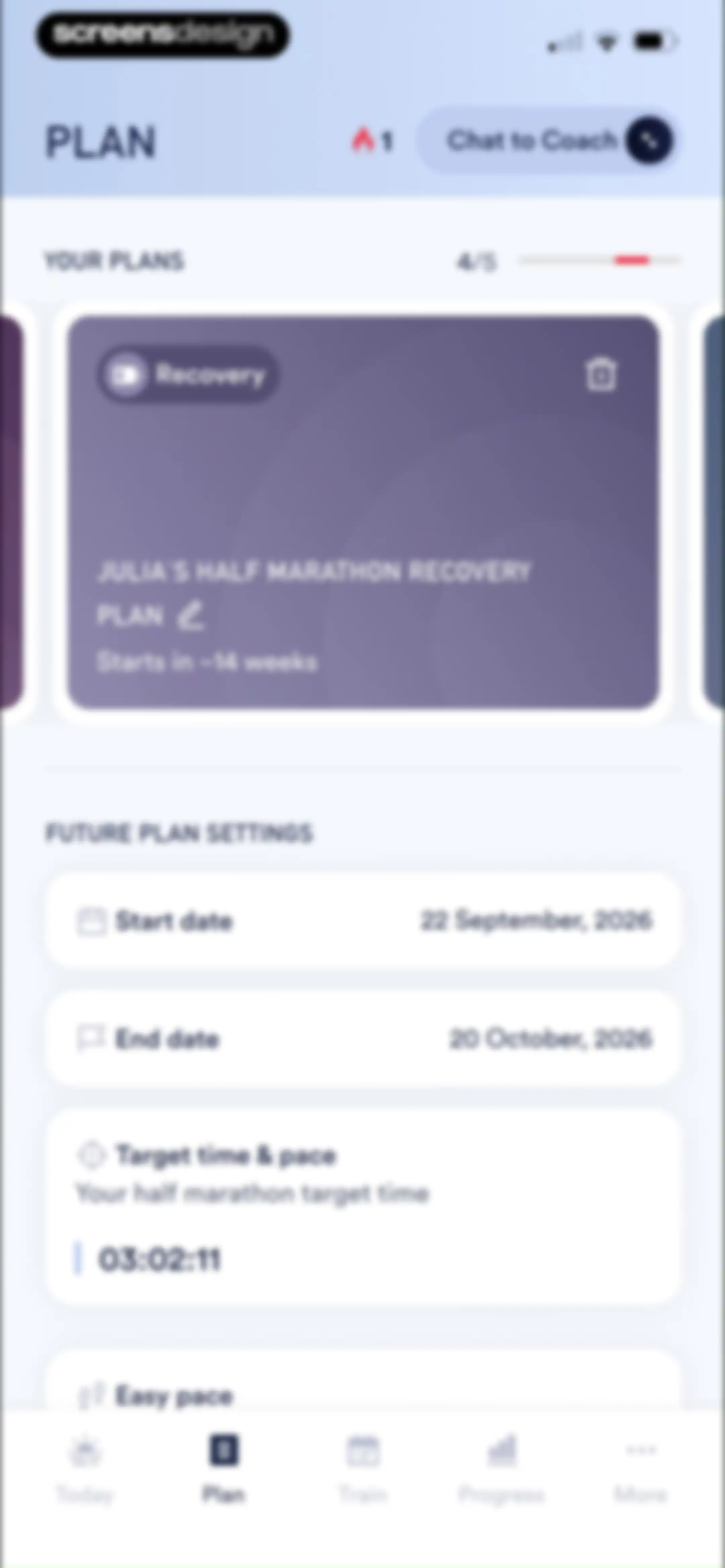 Coopah: The Run Coaching App screen 141