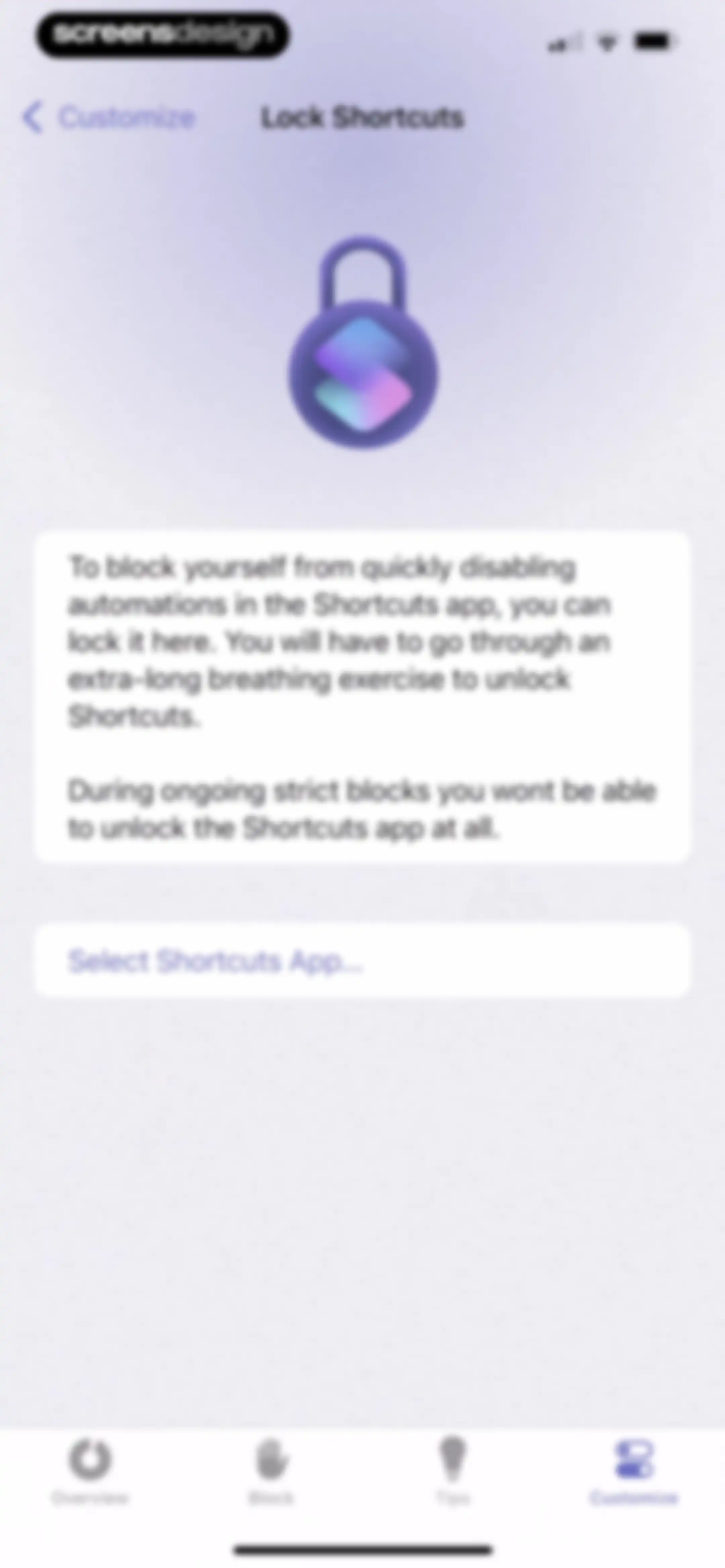 one sec | screen time + focus screen 111