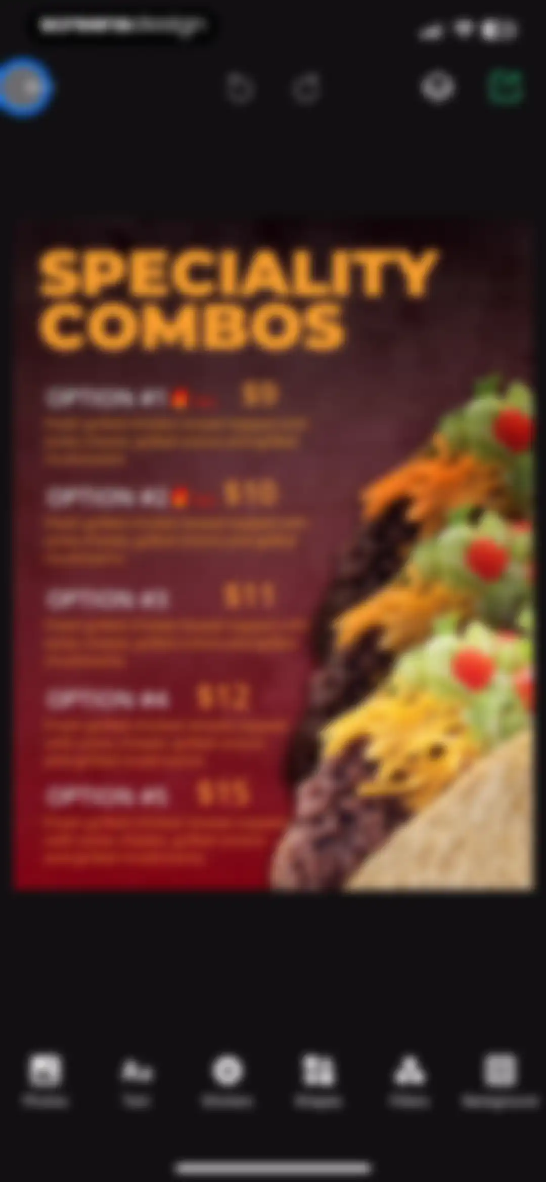 Menu Maker: Design Creator screen 49