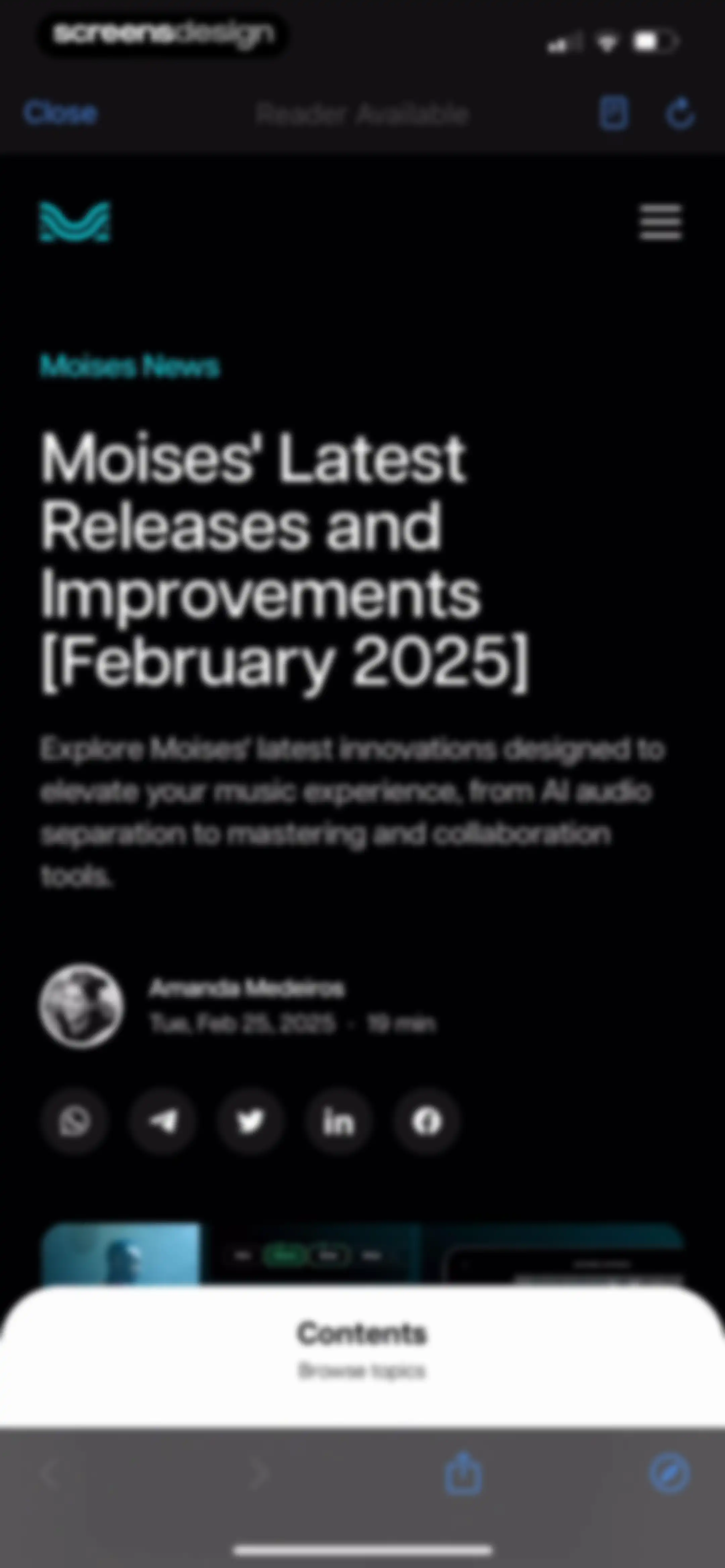 Moises: The Musician's App screen 98