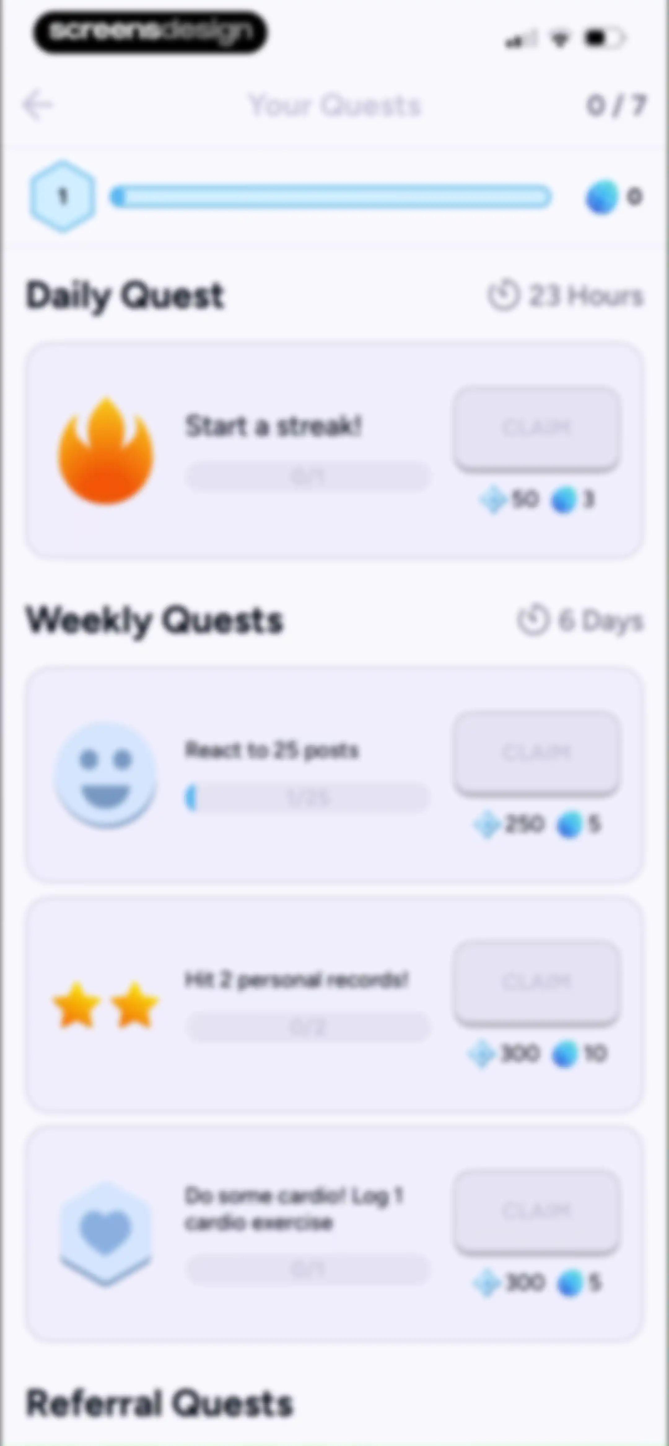 Liftoff - Ranked Gym Workouts screen 279