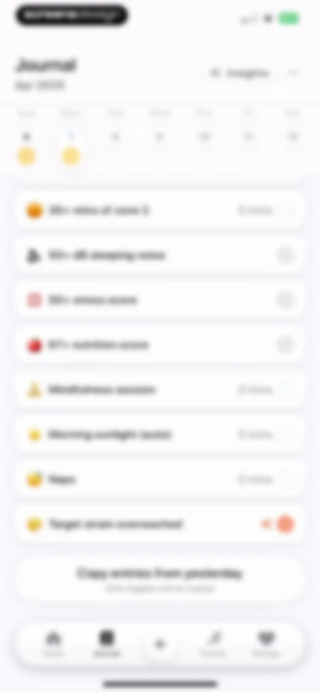Bevel: AI Health Coach screen 146