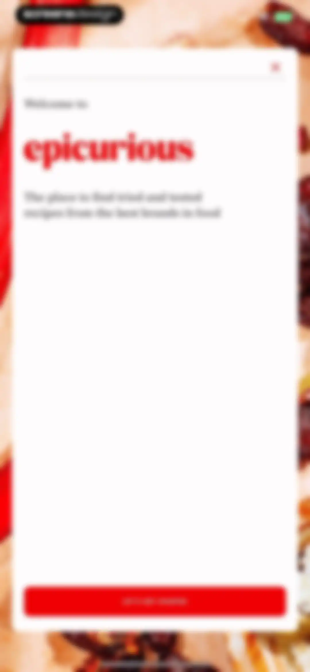 Epicurious screen 9