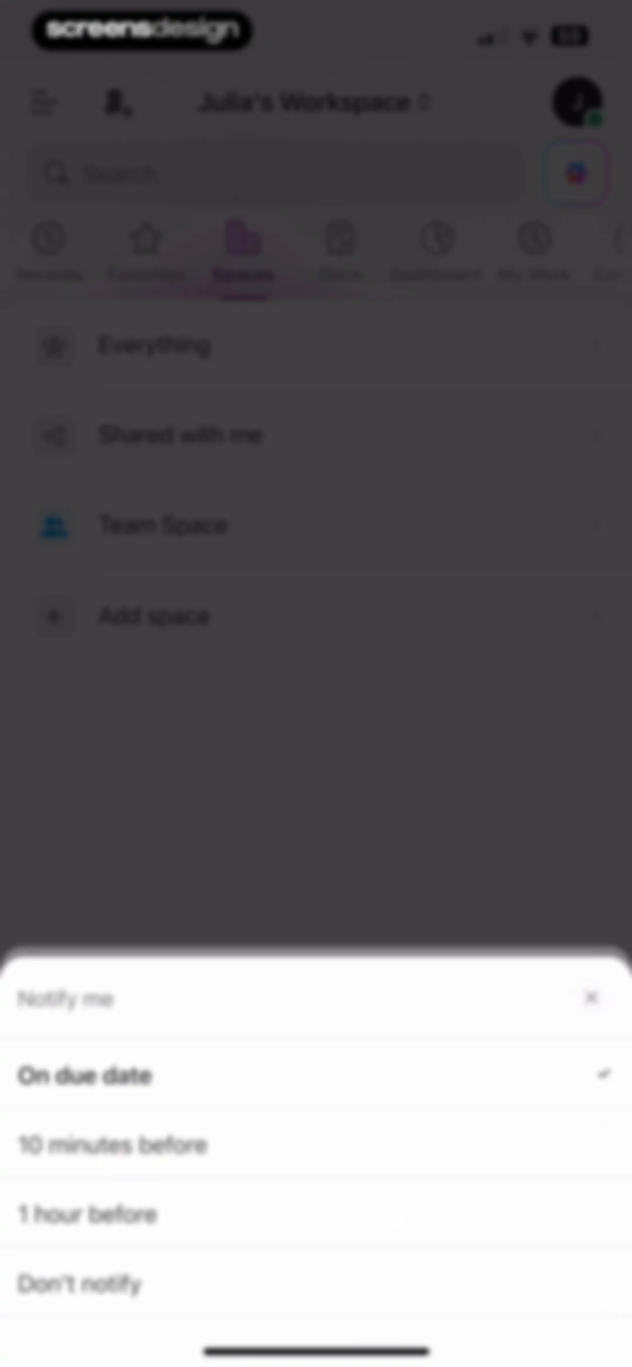 ClickUp: Tasks, Chat, Docs, AI screen 149