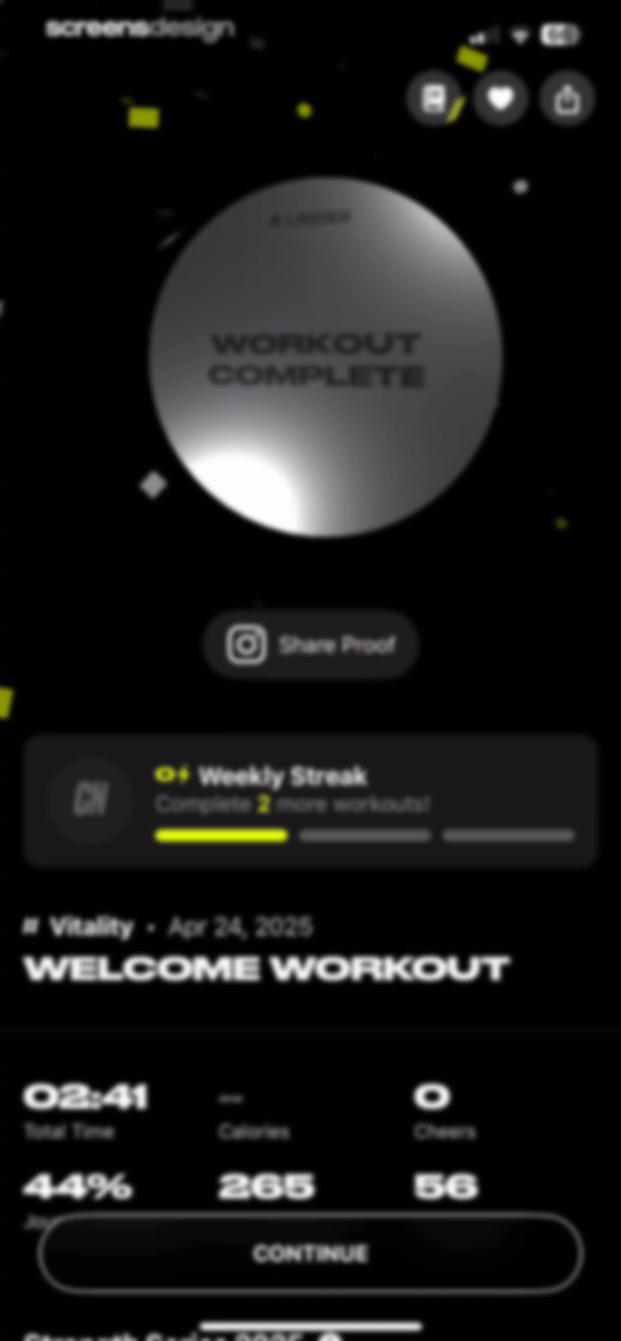 LADDER Strength Training Plans screen 59
