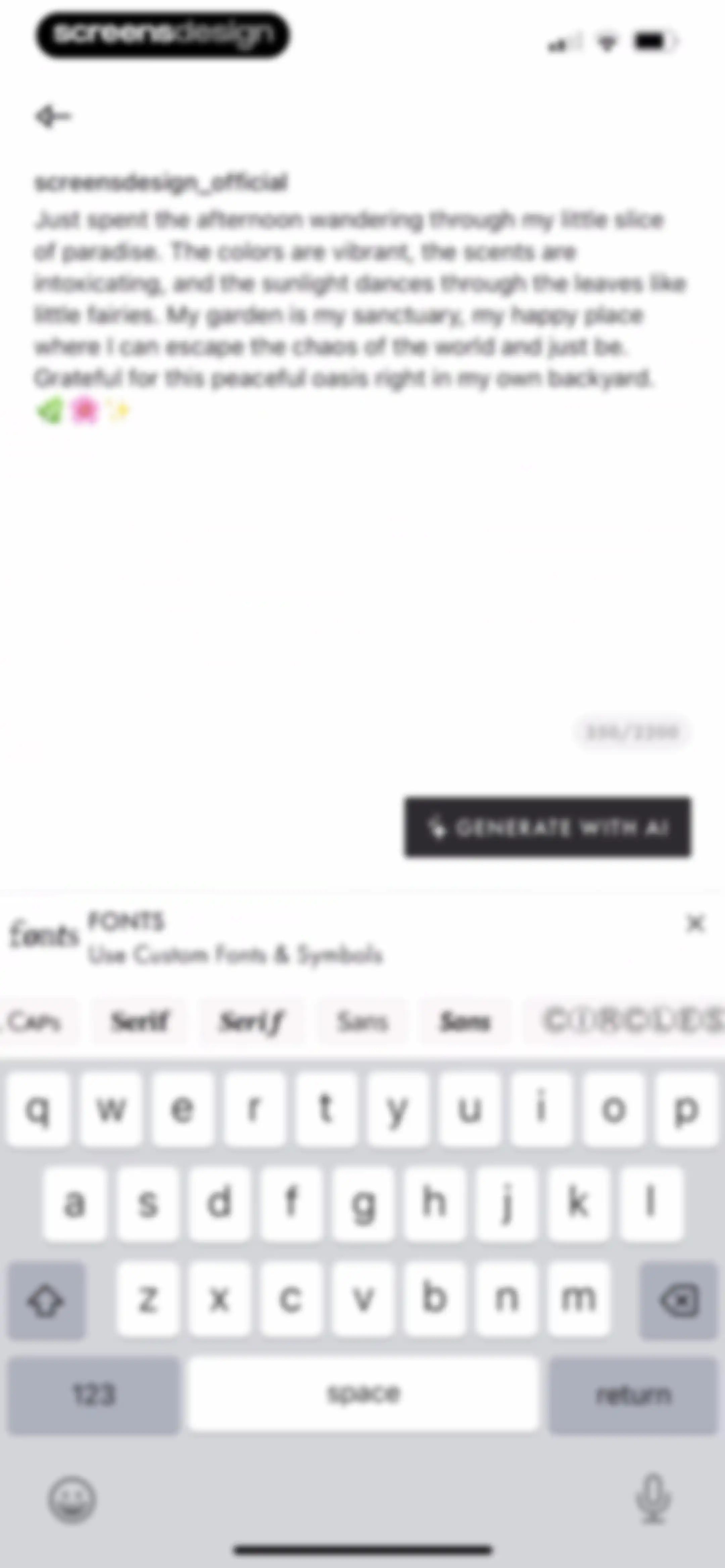 Layout for Instagram・Inpreview screen 35