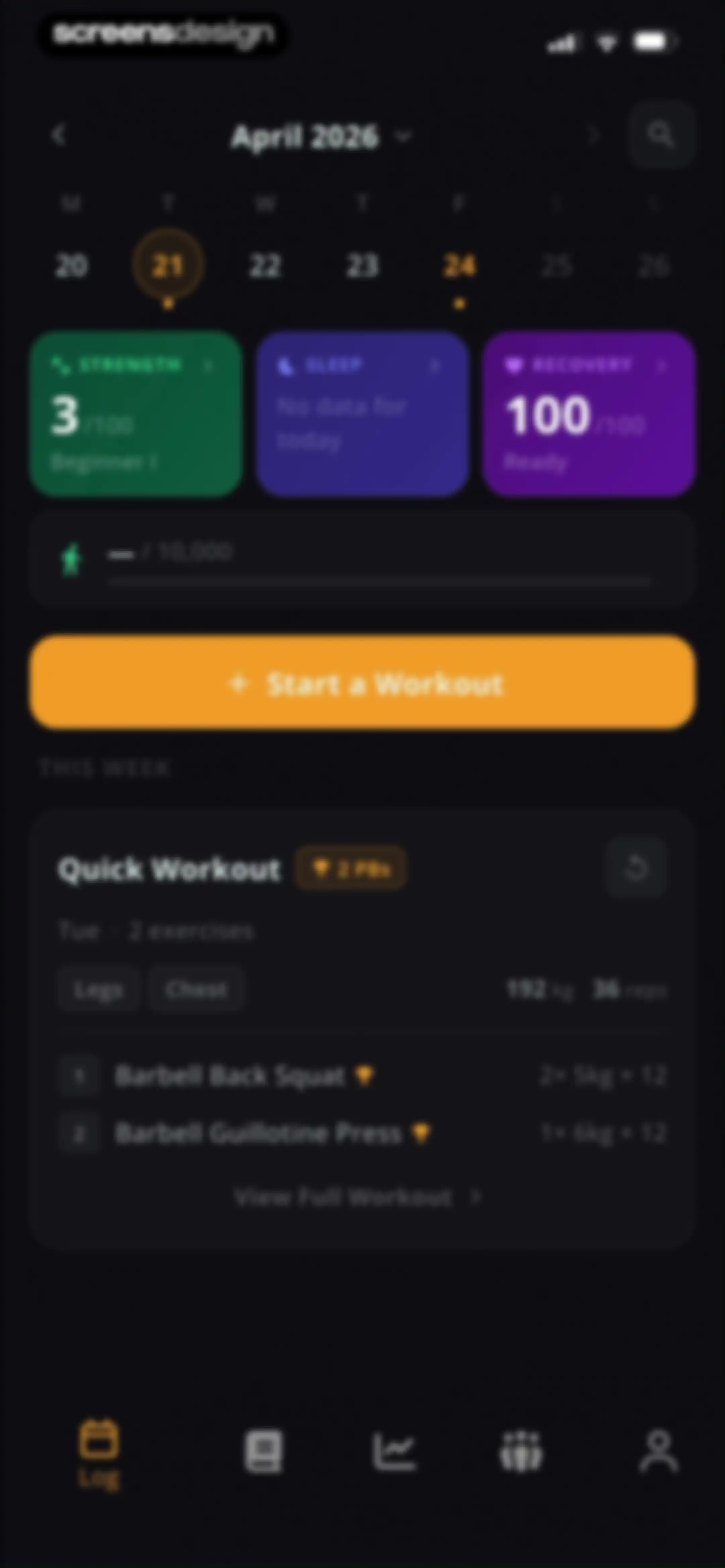 Stronger - Gym Workout Planner screen 96