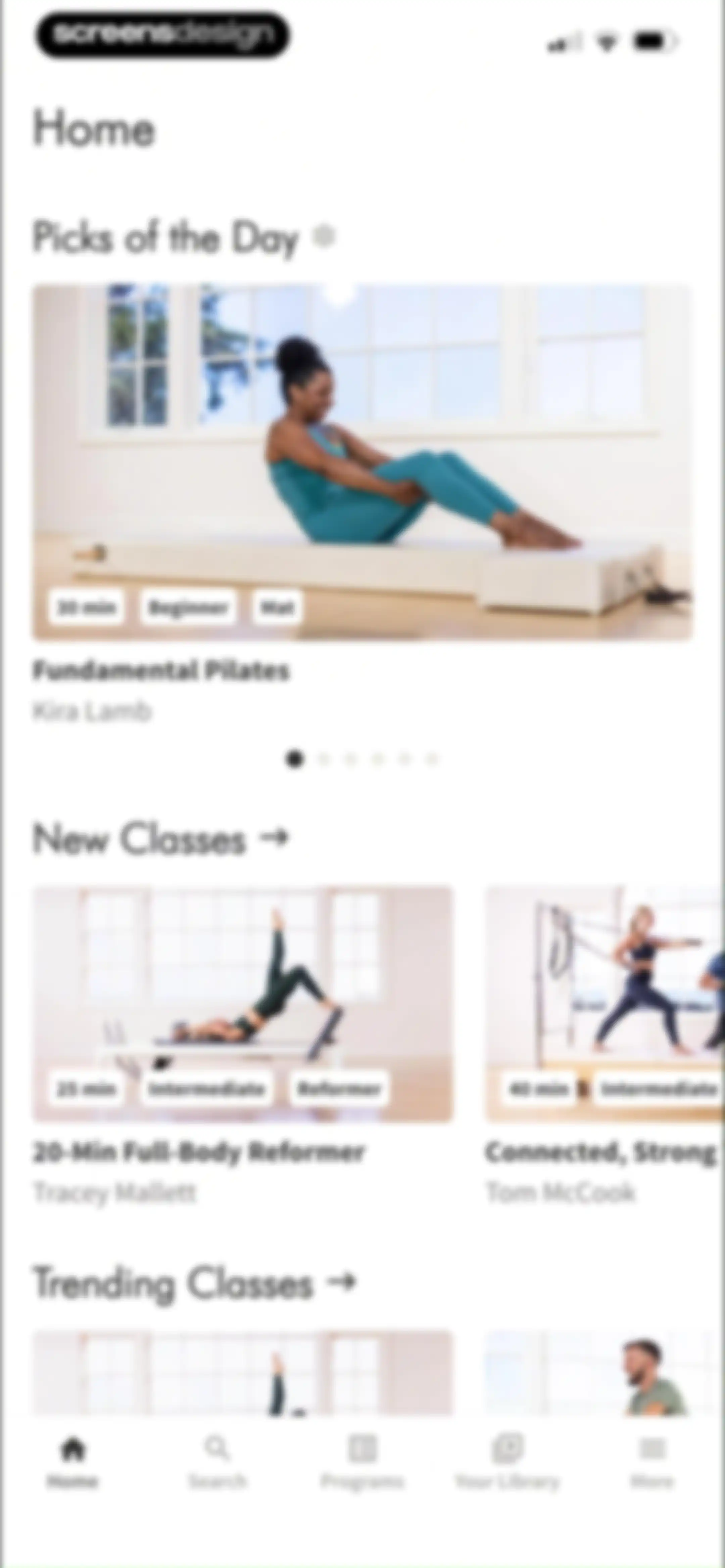 Pilates Anytime | Workouts screen 17
