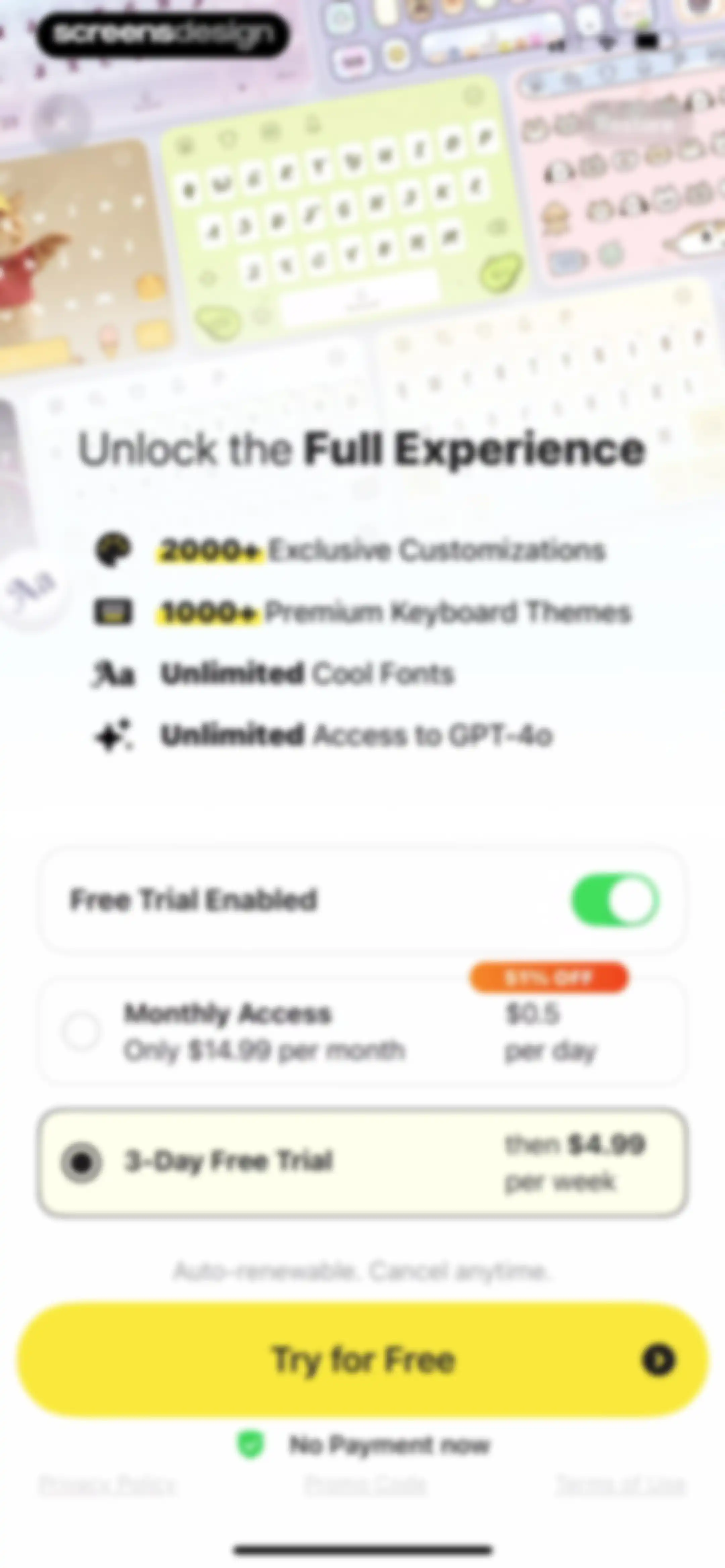 Facemoji AI Emoji Keyboard screen 17