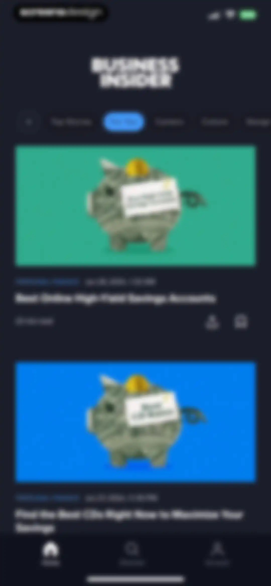 Business Insider: News & more screen 9