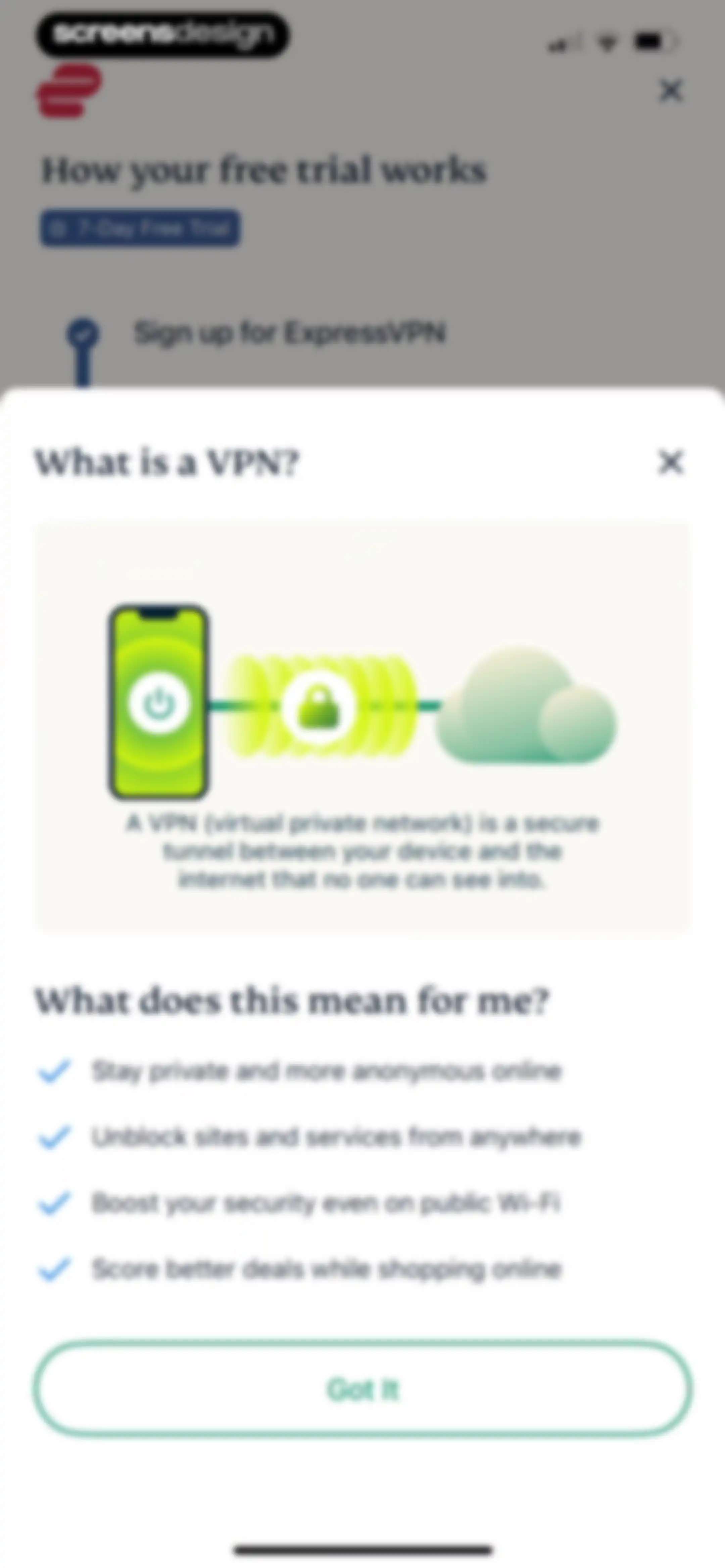 ExpressVPN · Secure & Fast VPN screen 4