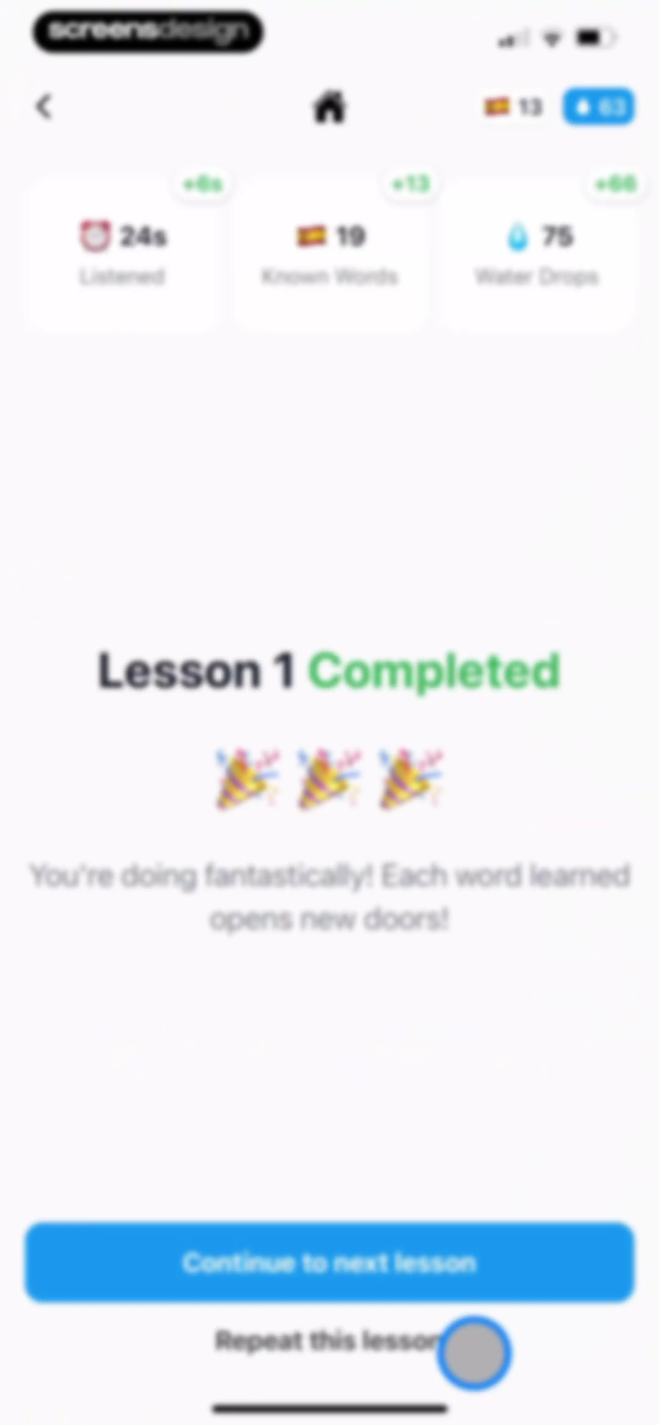 Parrot – Learn Spanish screen 55