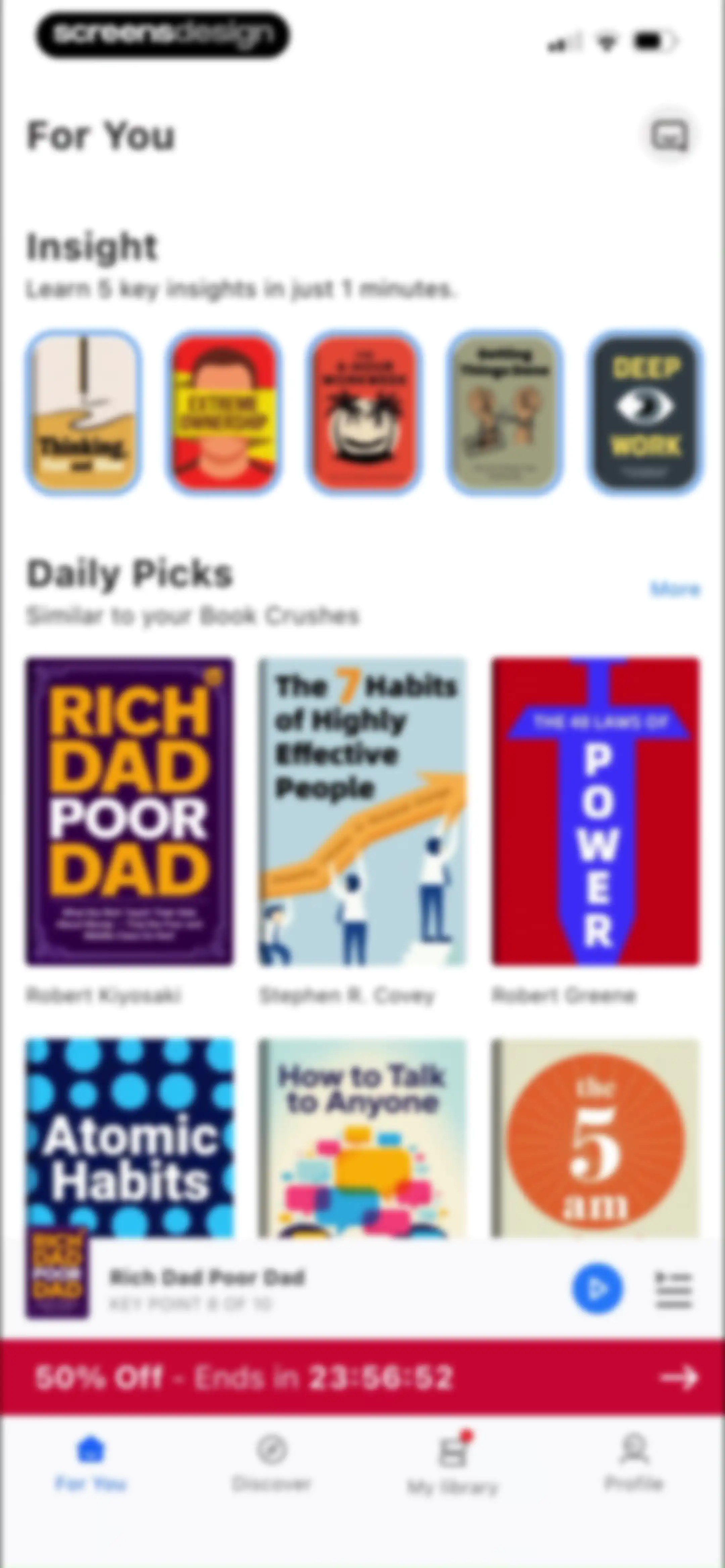 LeapAhead-Daily Book Cast screen 56