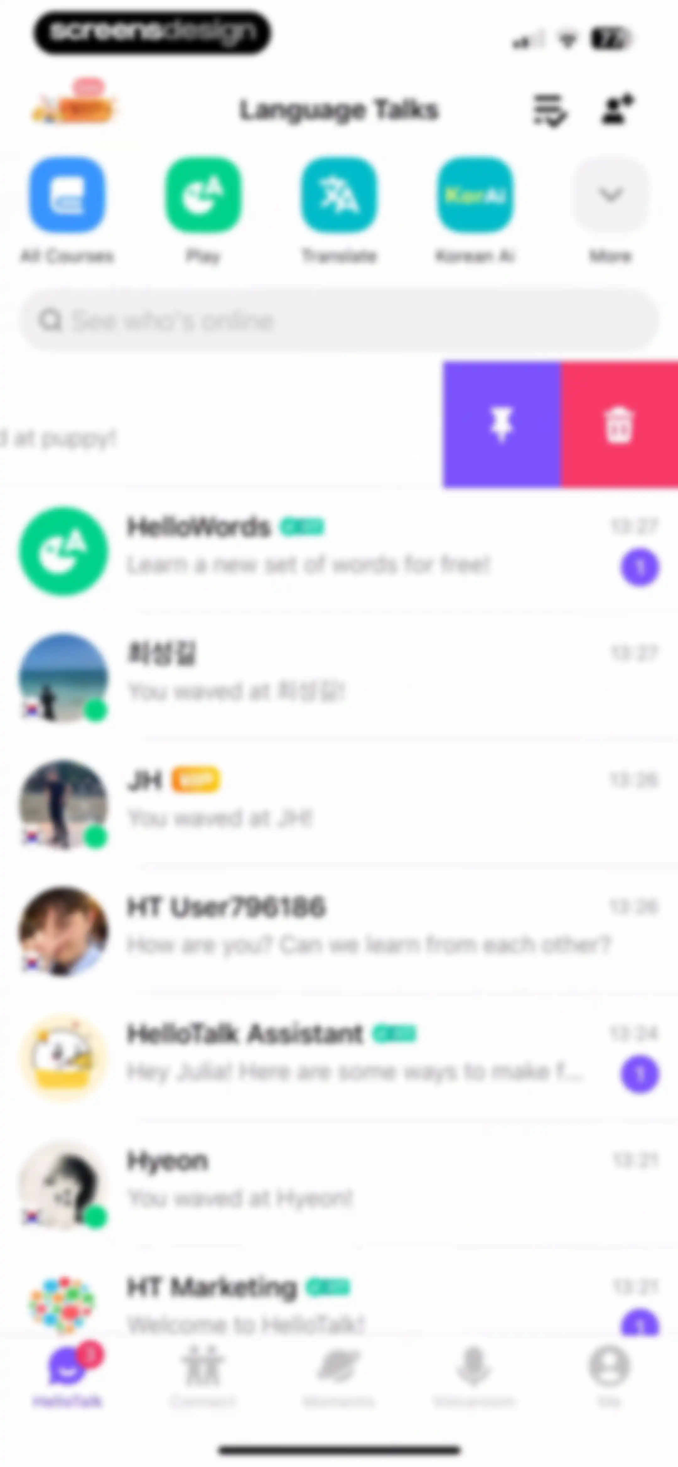 HelloTalk - Language Learning screen 108