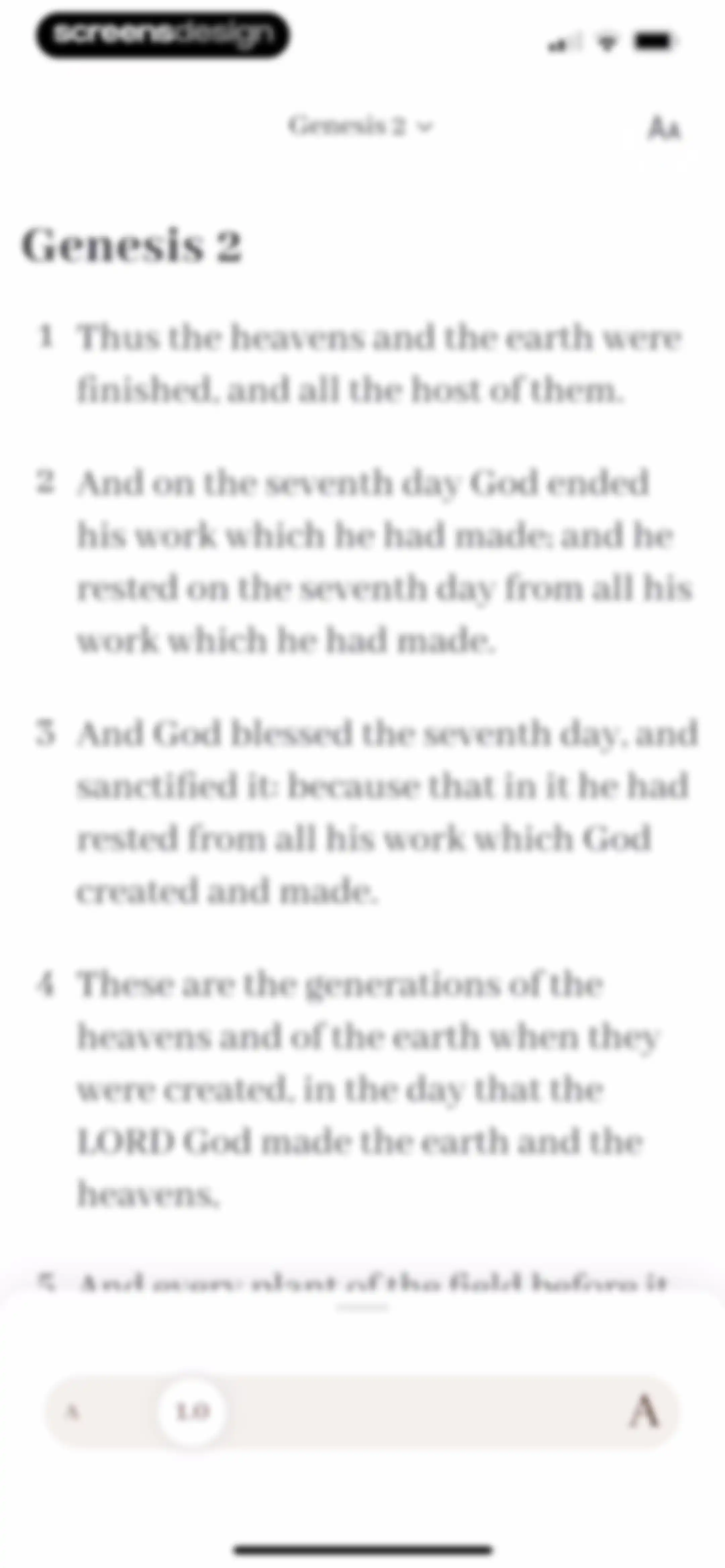 Bible Note: Sermon Notes screen 83