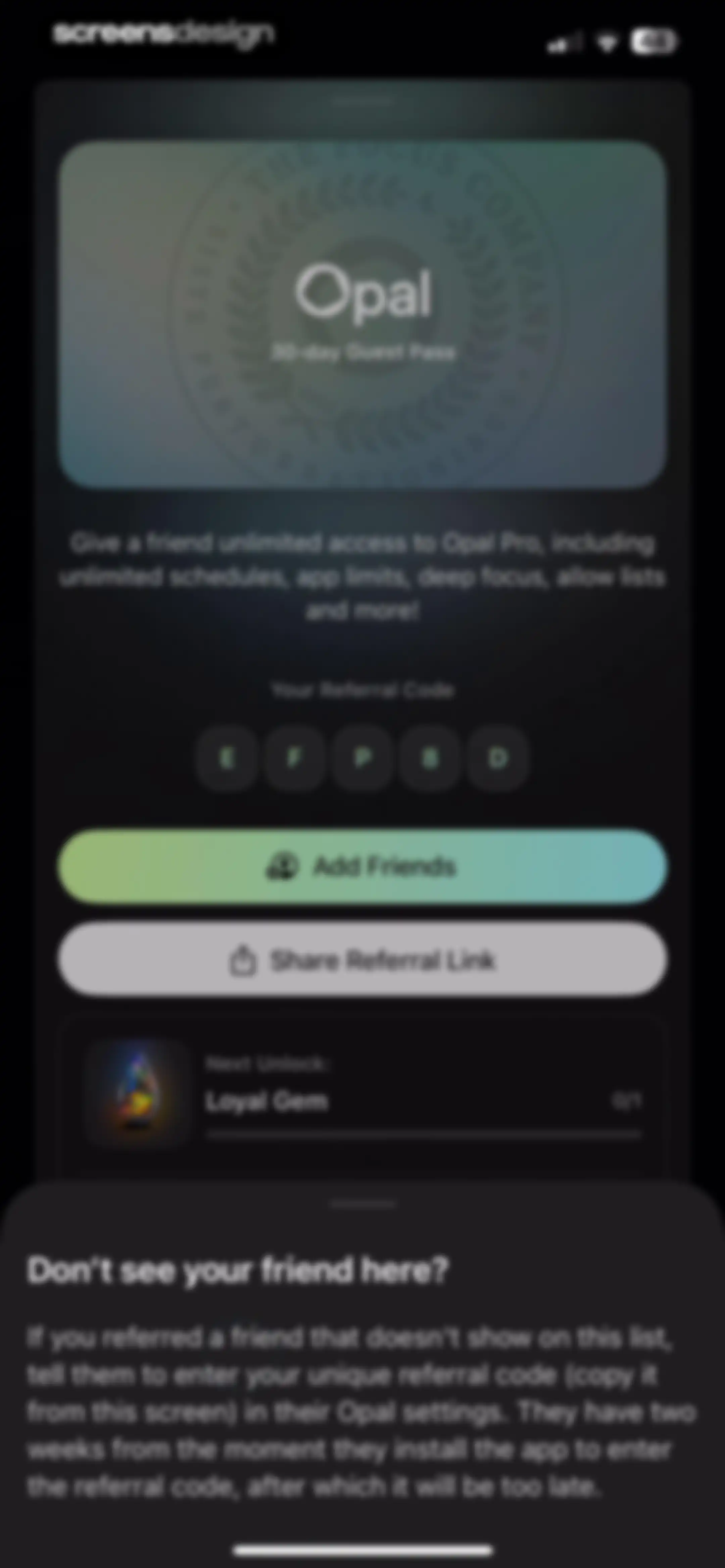 Opal: Screen Time Control screen 130