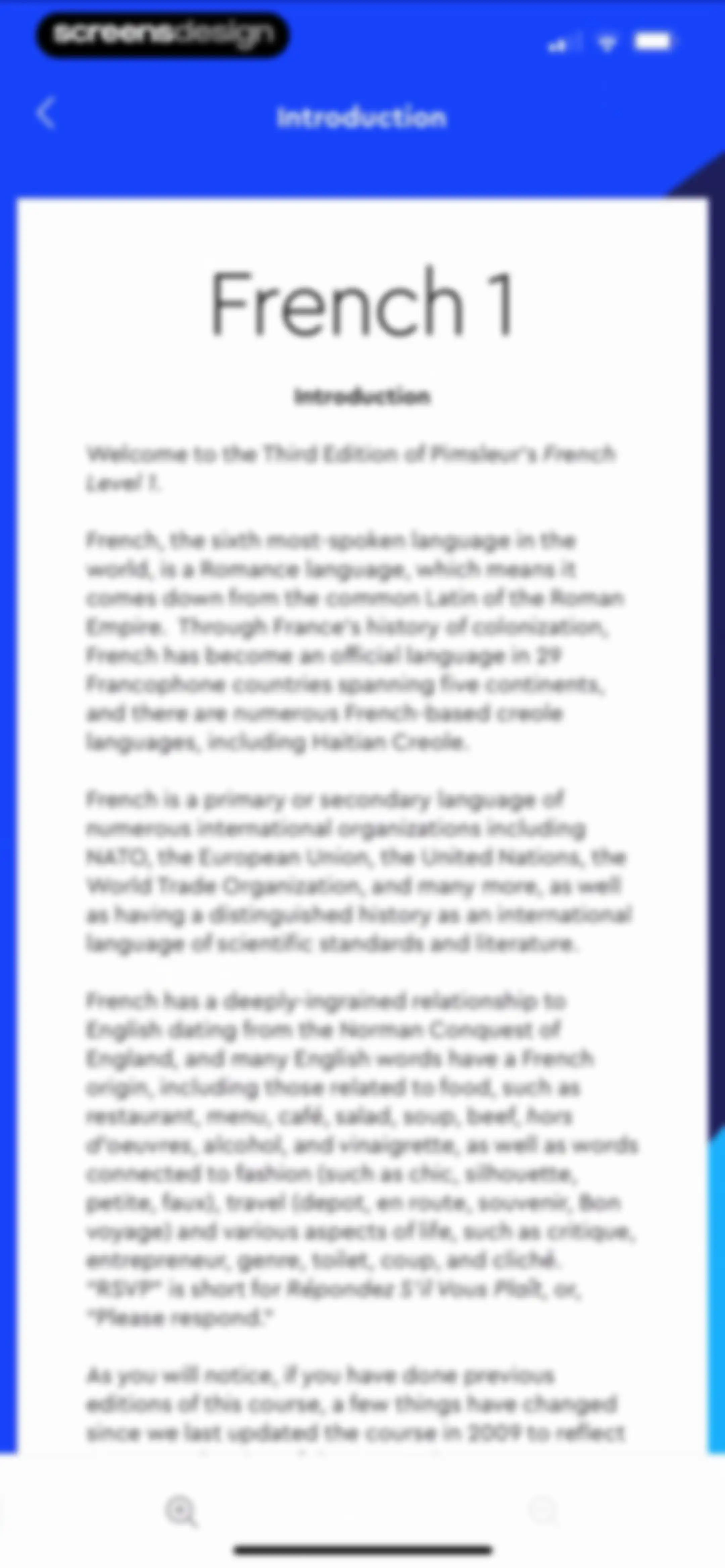 Pimsleur | Language Learning screen 92