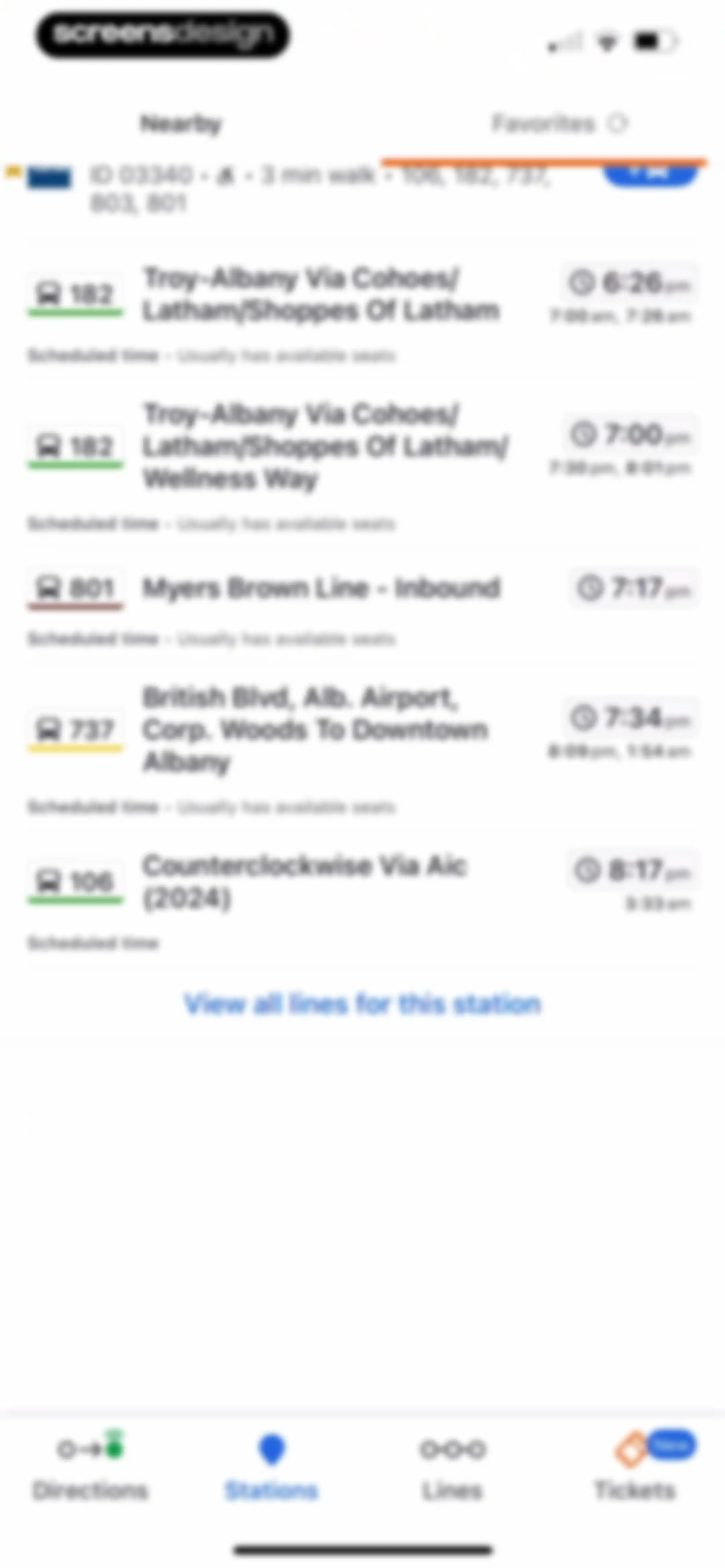 Moovit: Bus & Transit Tracker screen 101