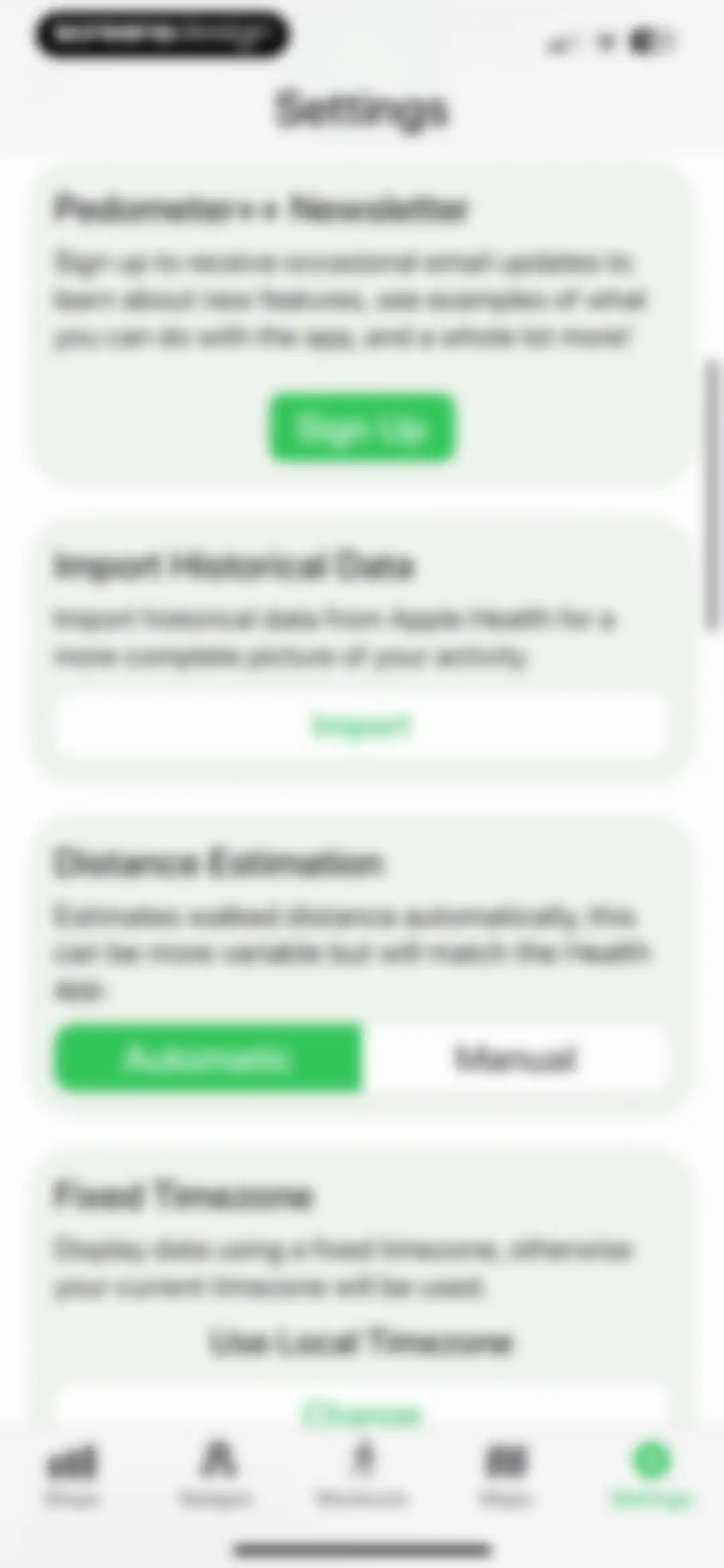 Pedometer++ screen 78