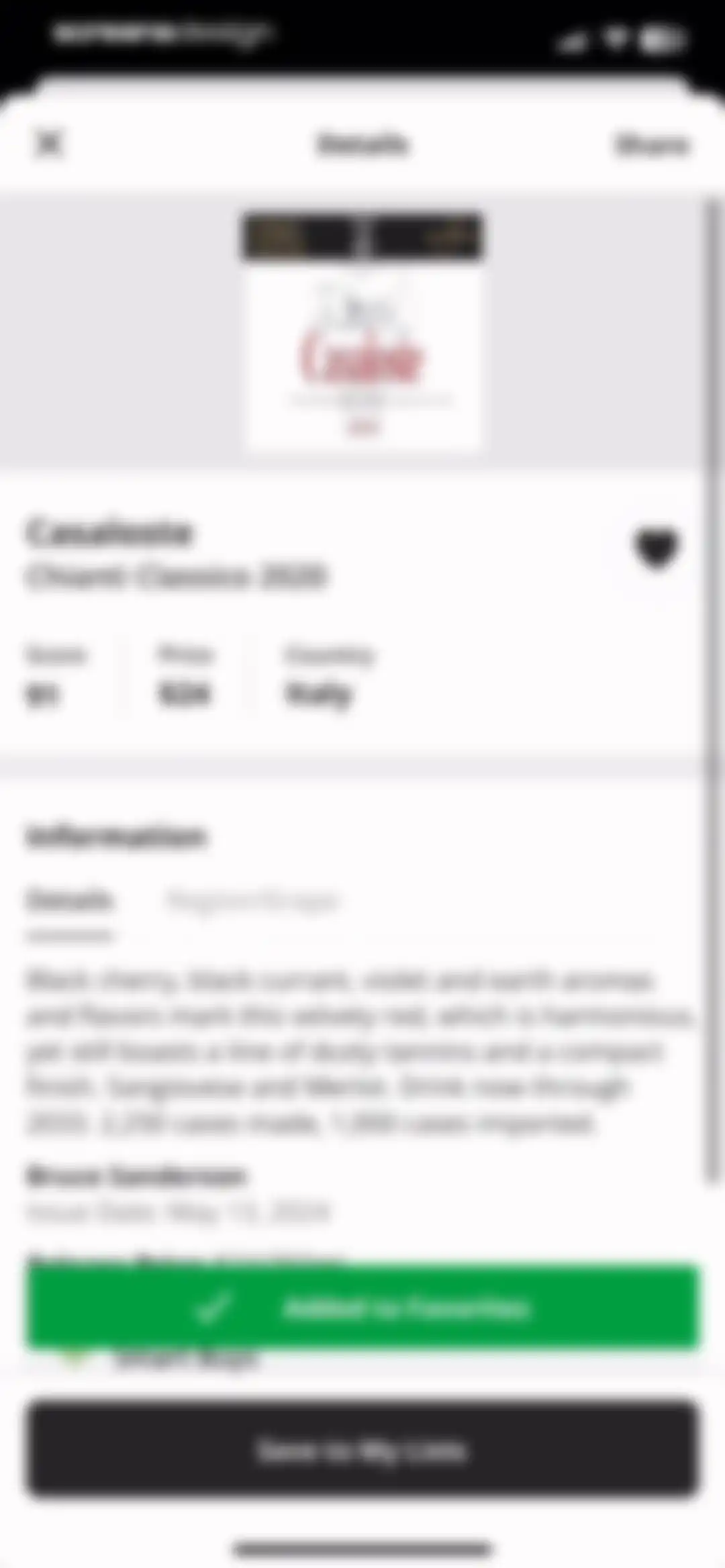 WineRatings+ by Wine Spectator screen 8