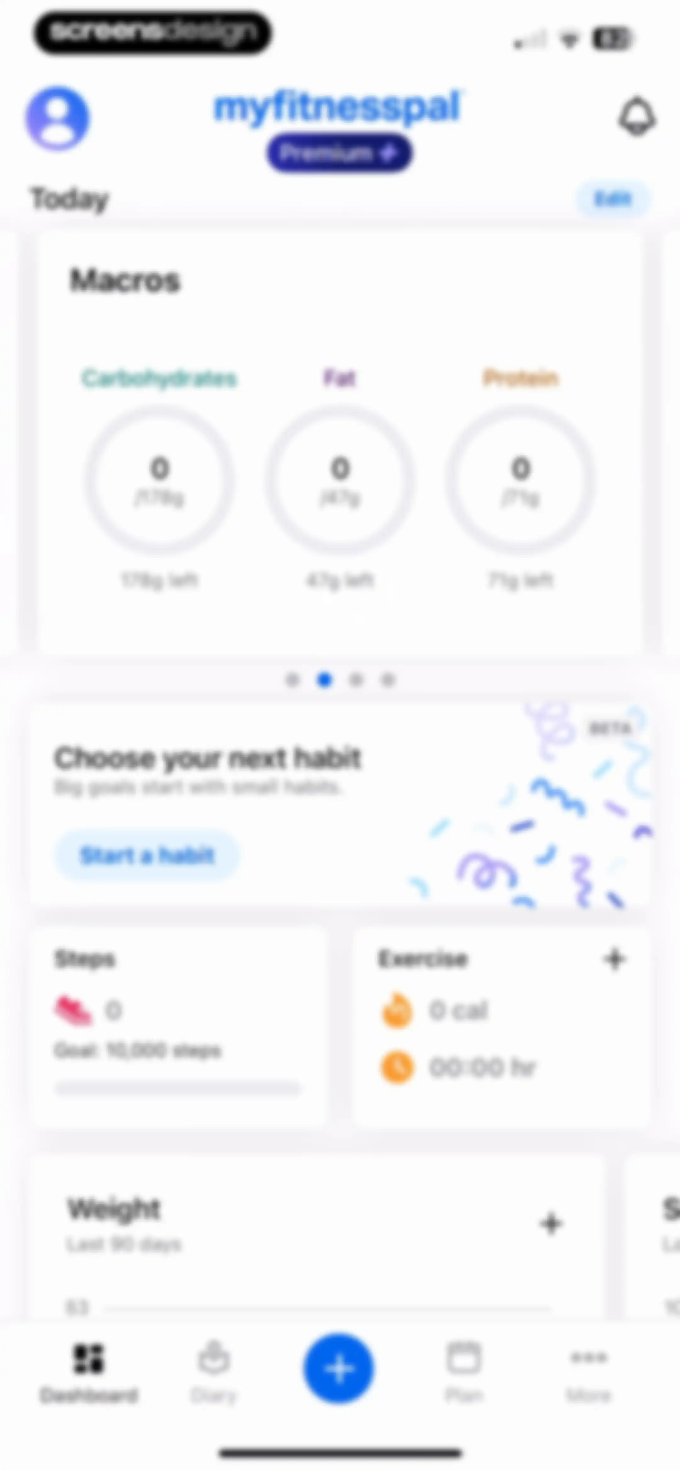 MyFitnessPal: Calorie Counter screen 110