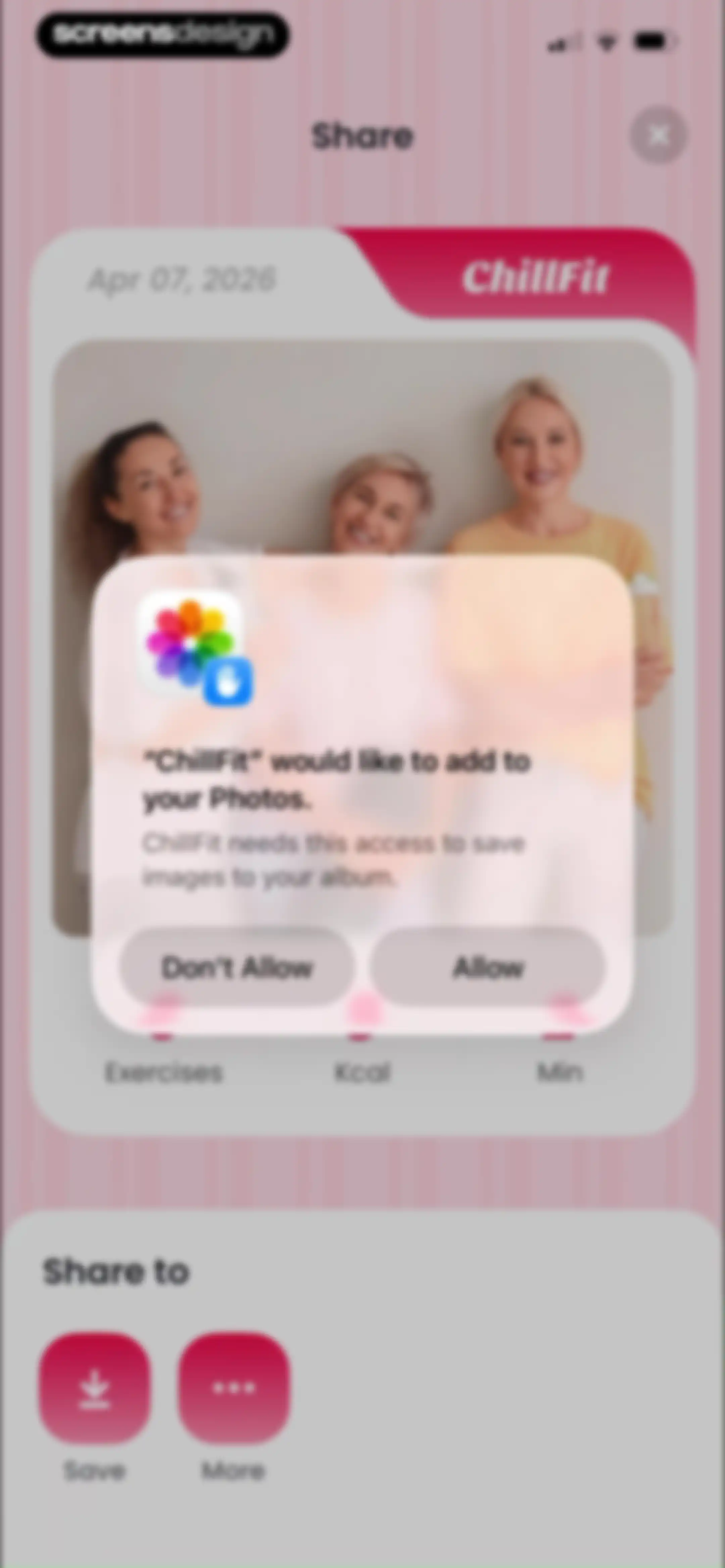 ChillFit: Home Workout Planner screen 83