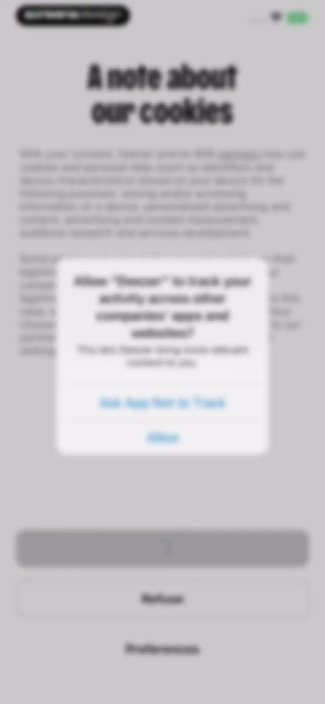 Deezer: Music Player, Podcast screen 13