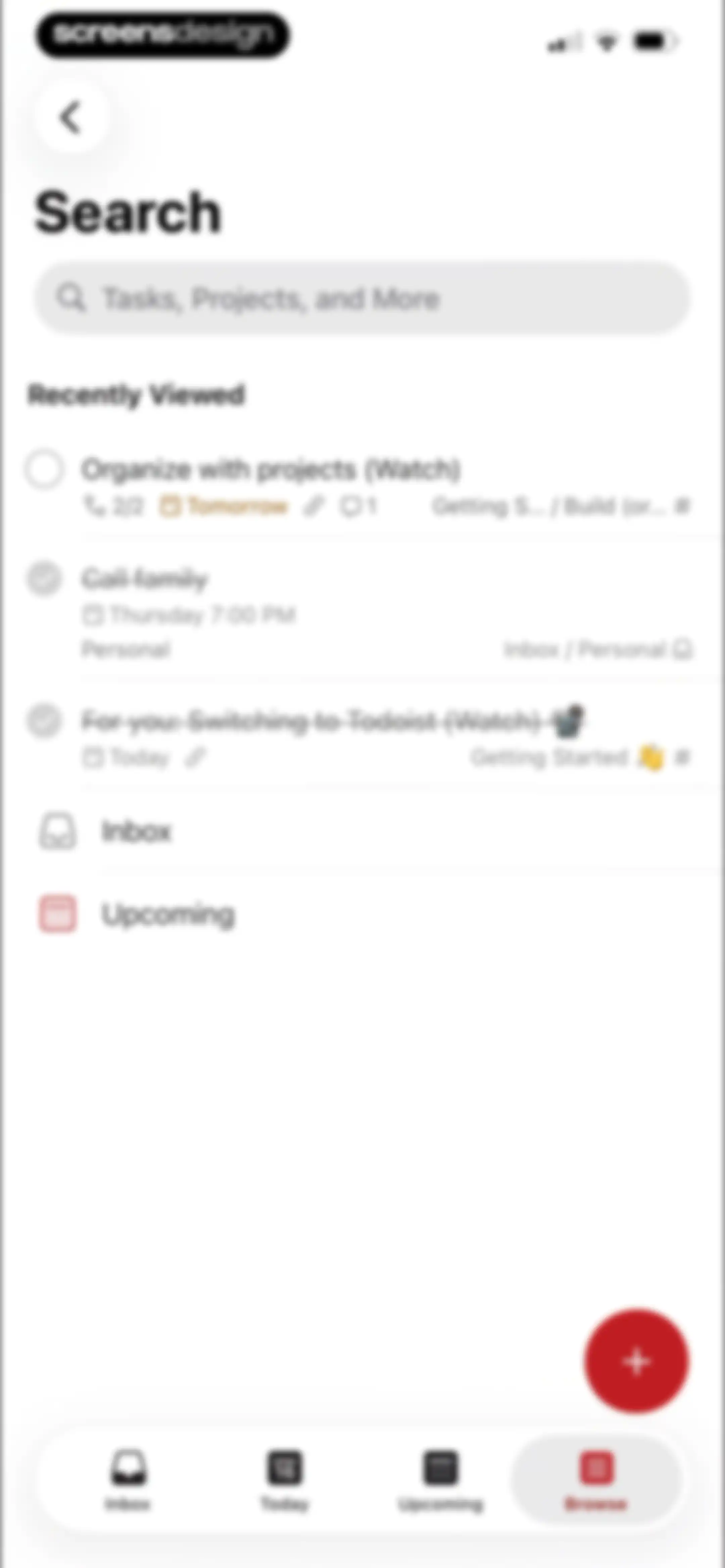 Todoist: To Do List & Calendar screen 134