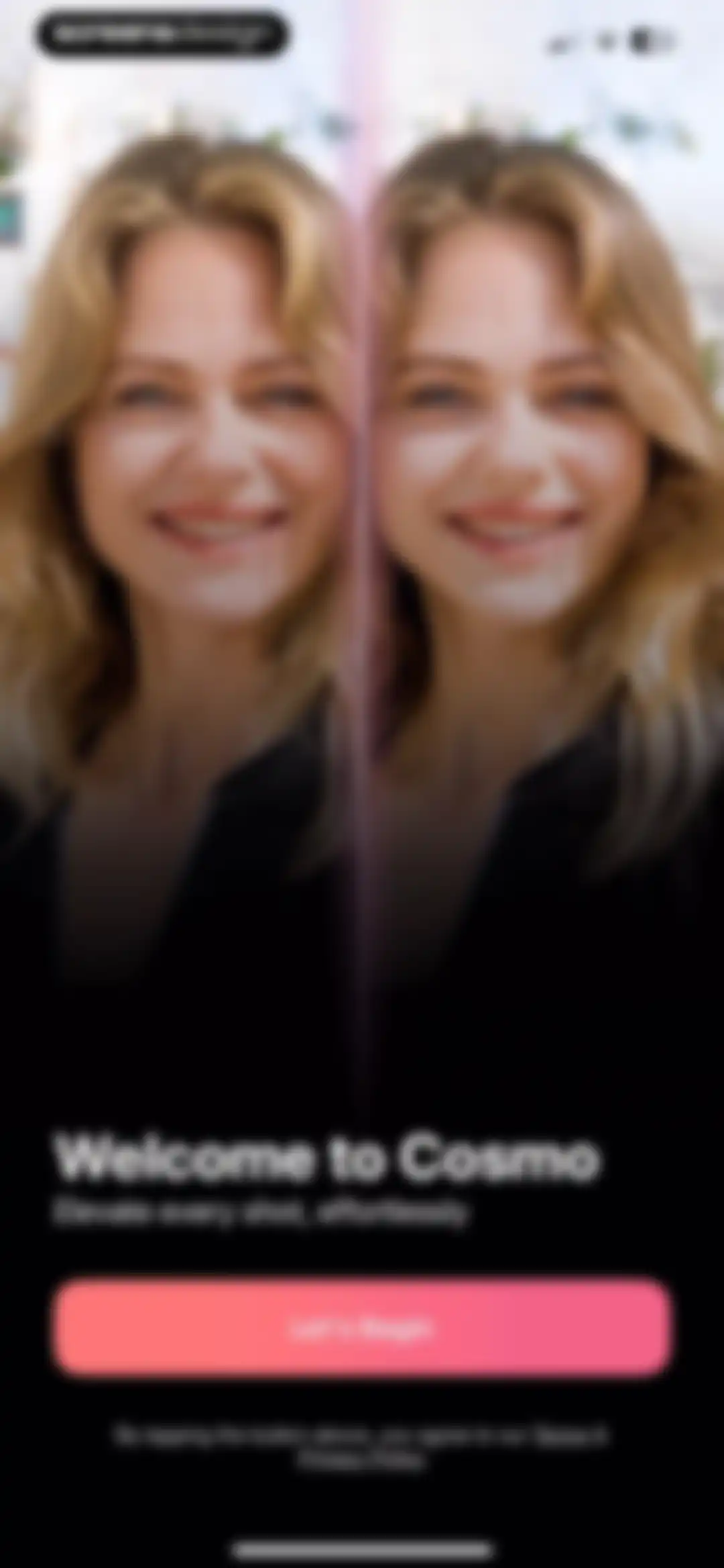 Cosmo: AI Editor, Hair Filters screen 4