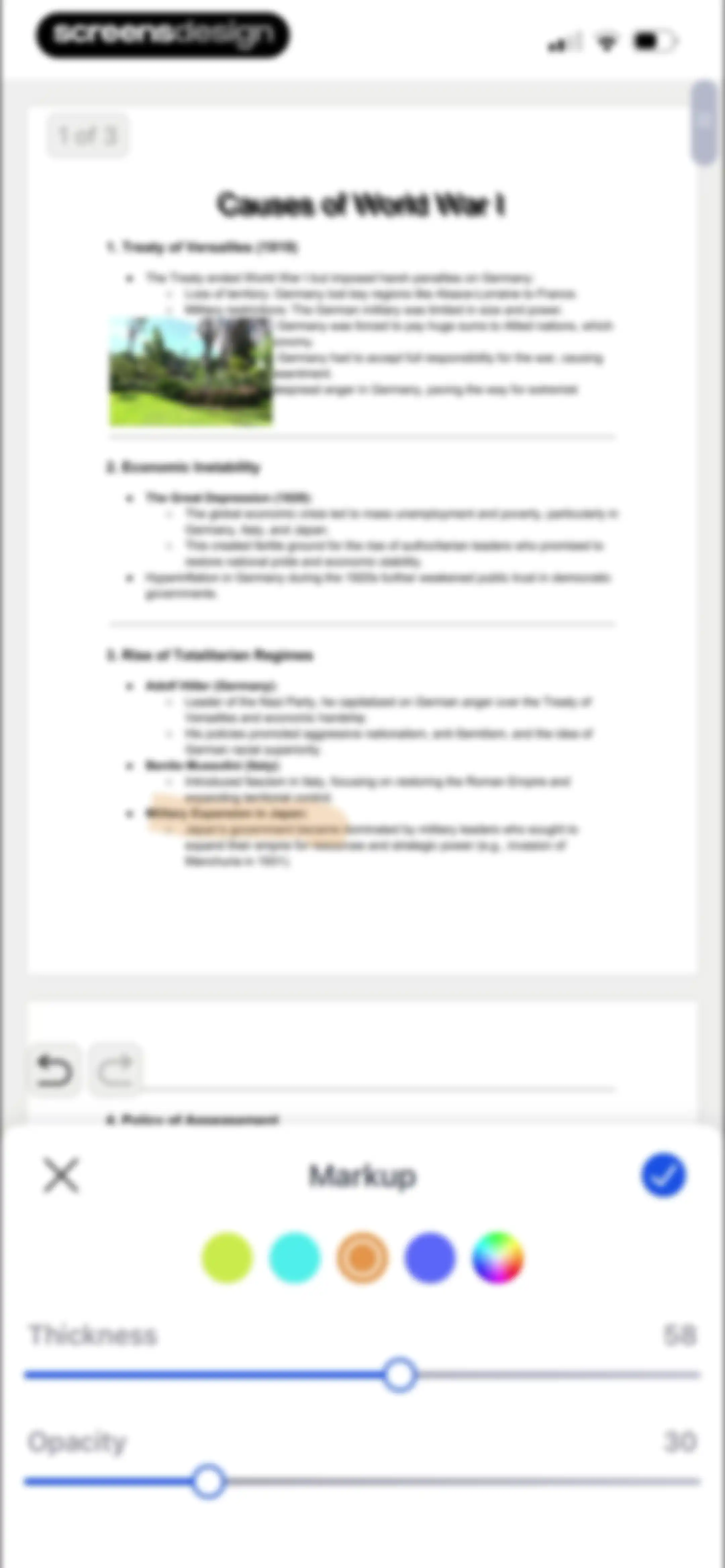 Forma: PDF Document Editor screen 44