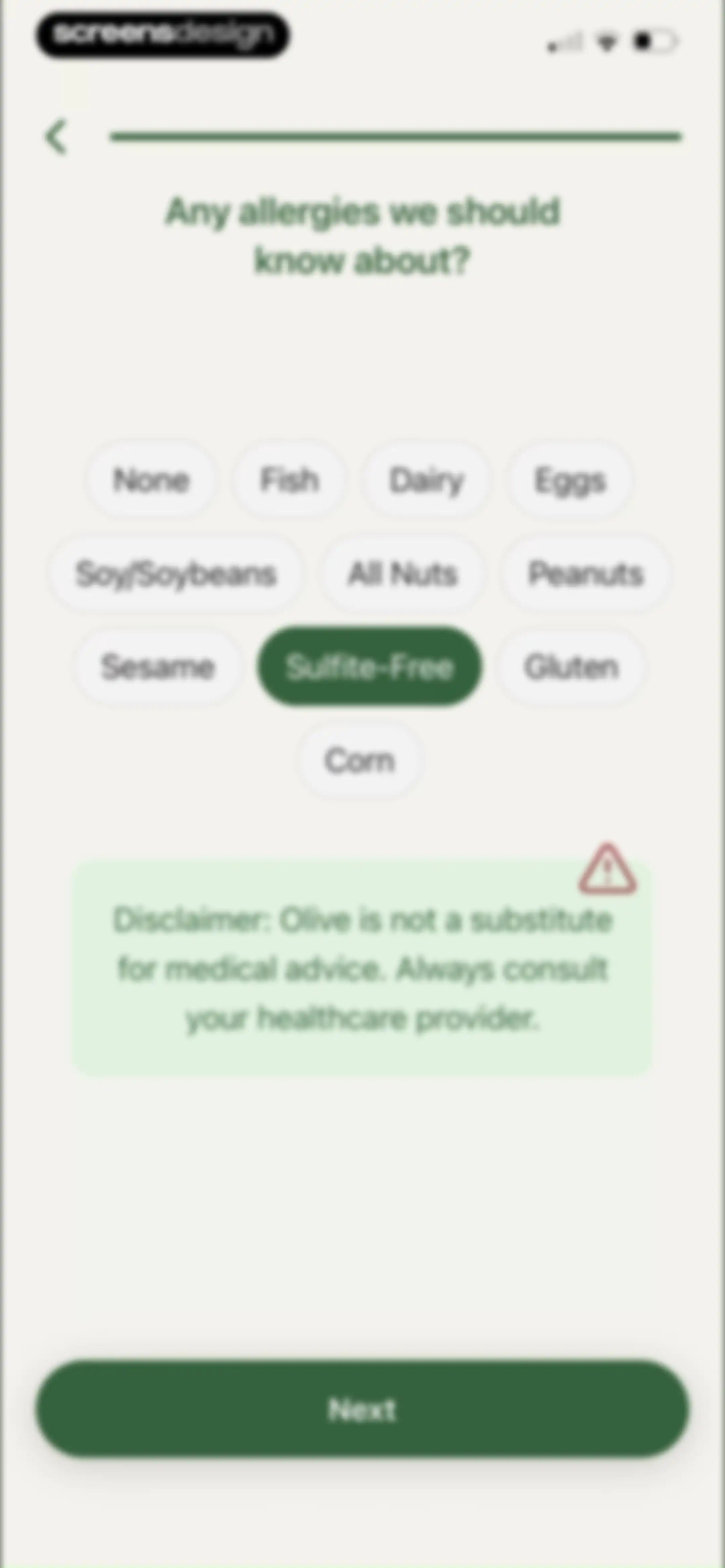 Olive: Food & Cosmetic Scanner screen 39