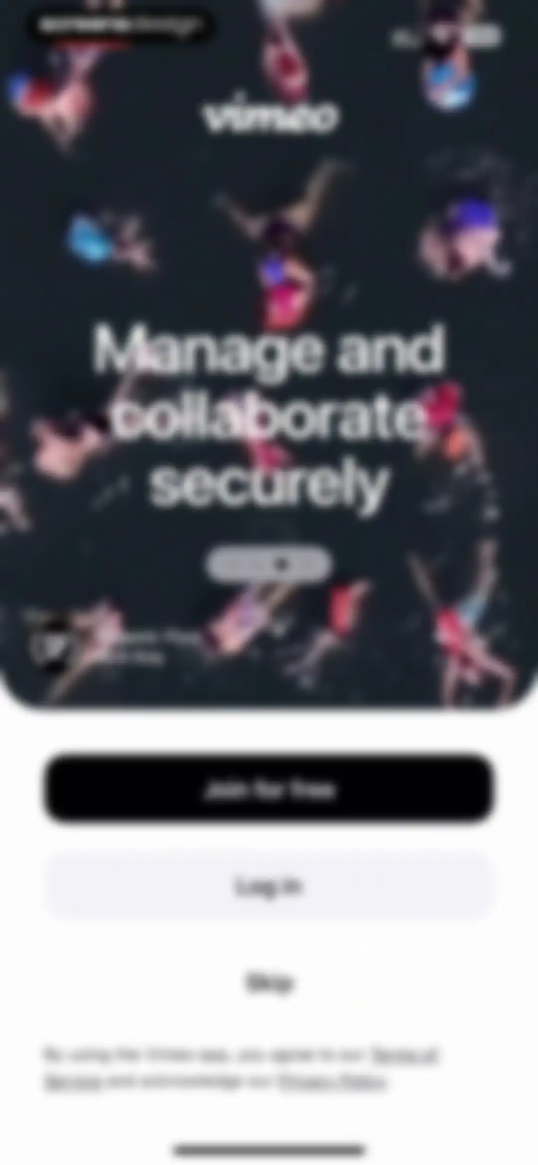 Vimeo screen 4