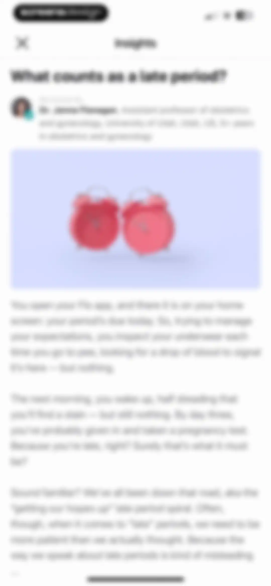 Flo Cycle & Period Tracker screen 101