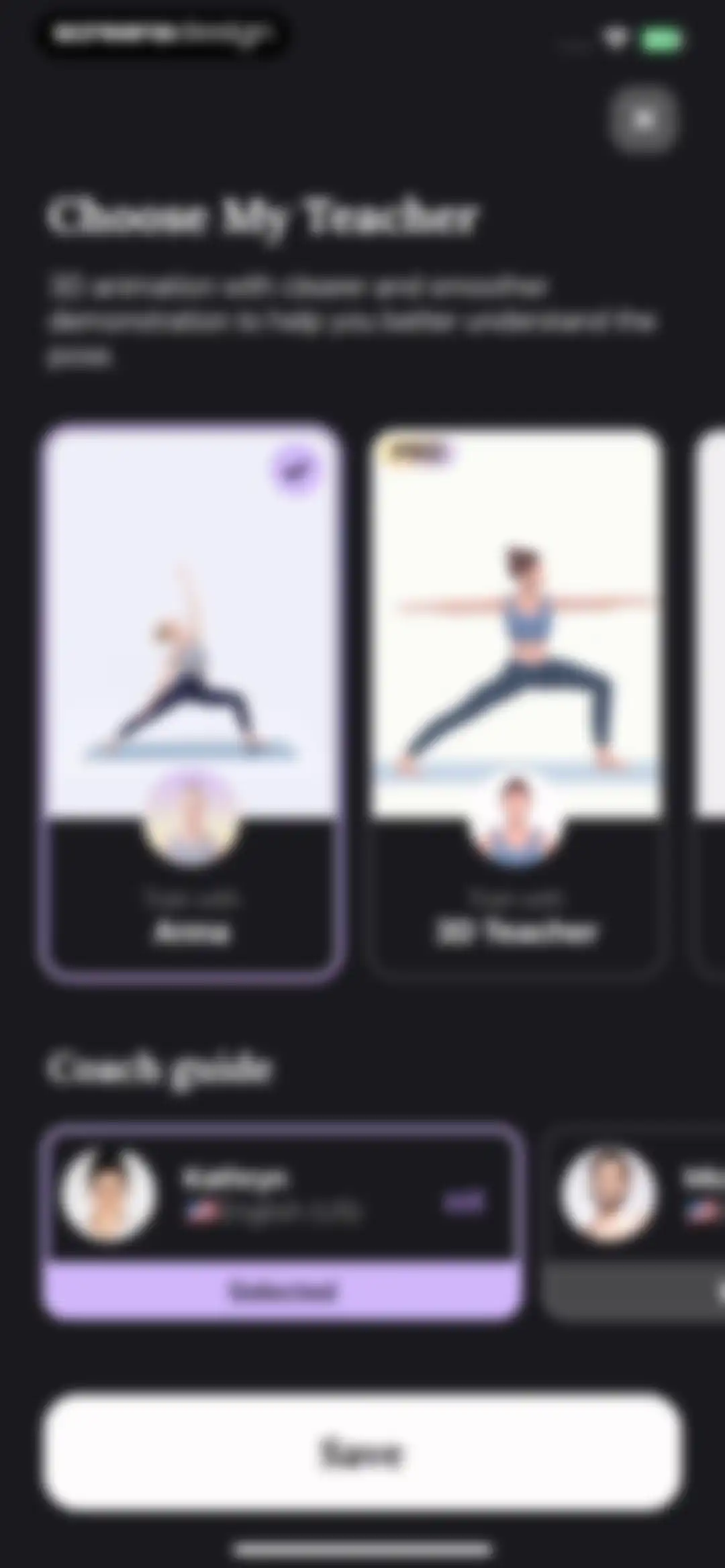 Yoga for Beginners, Pilates+ screen 56