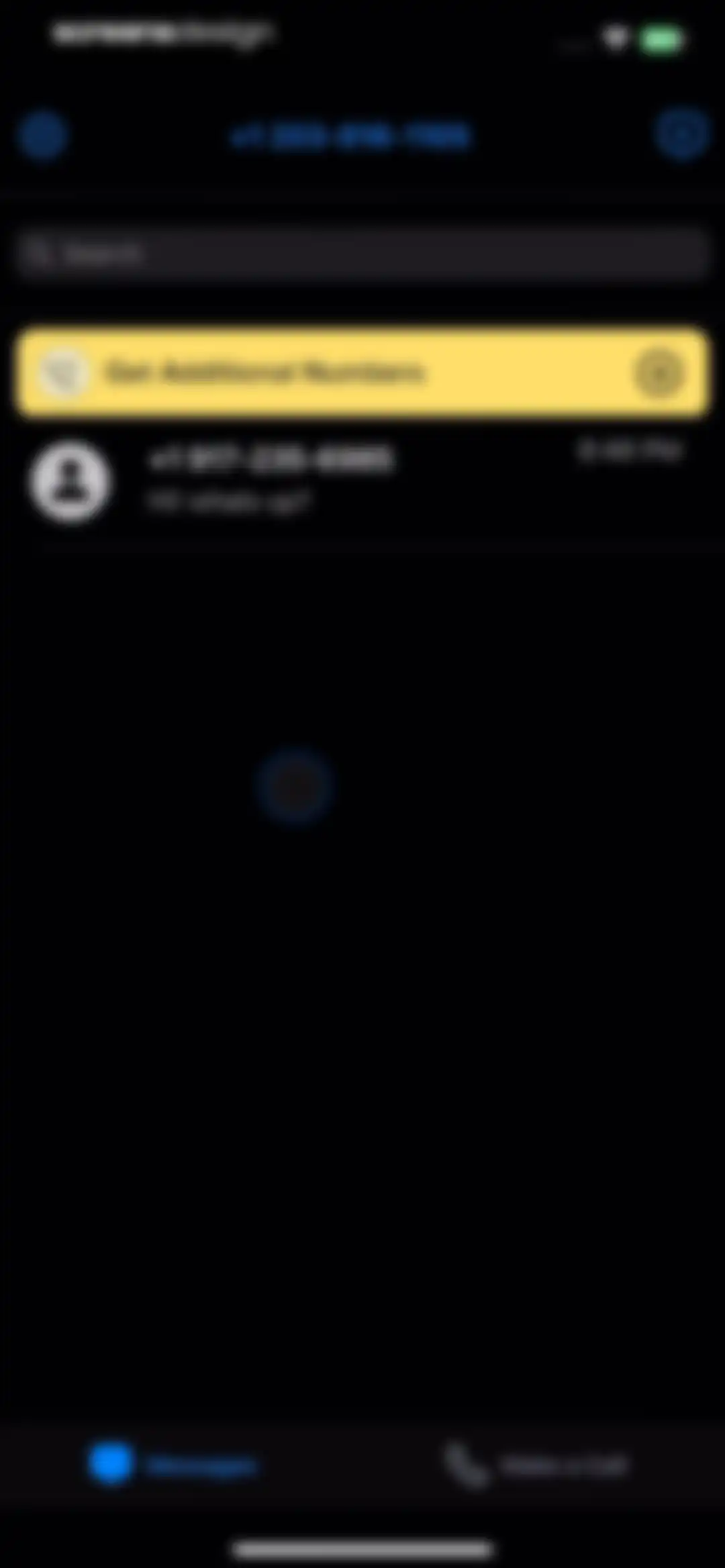 Second Phone Number' screen 29