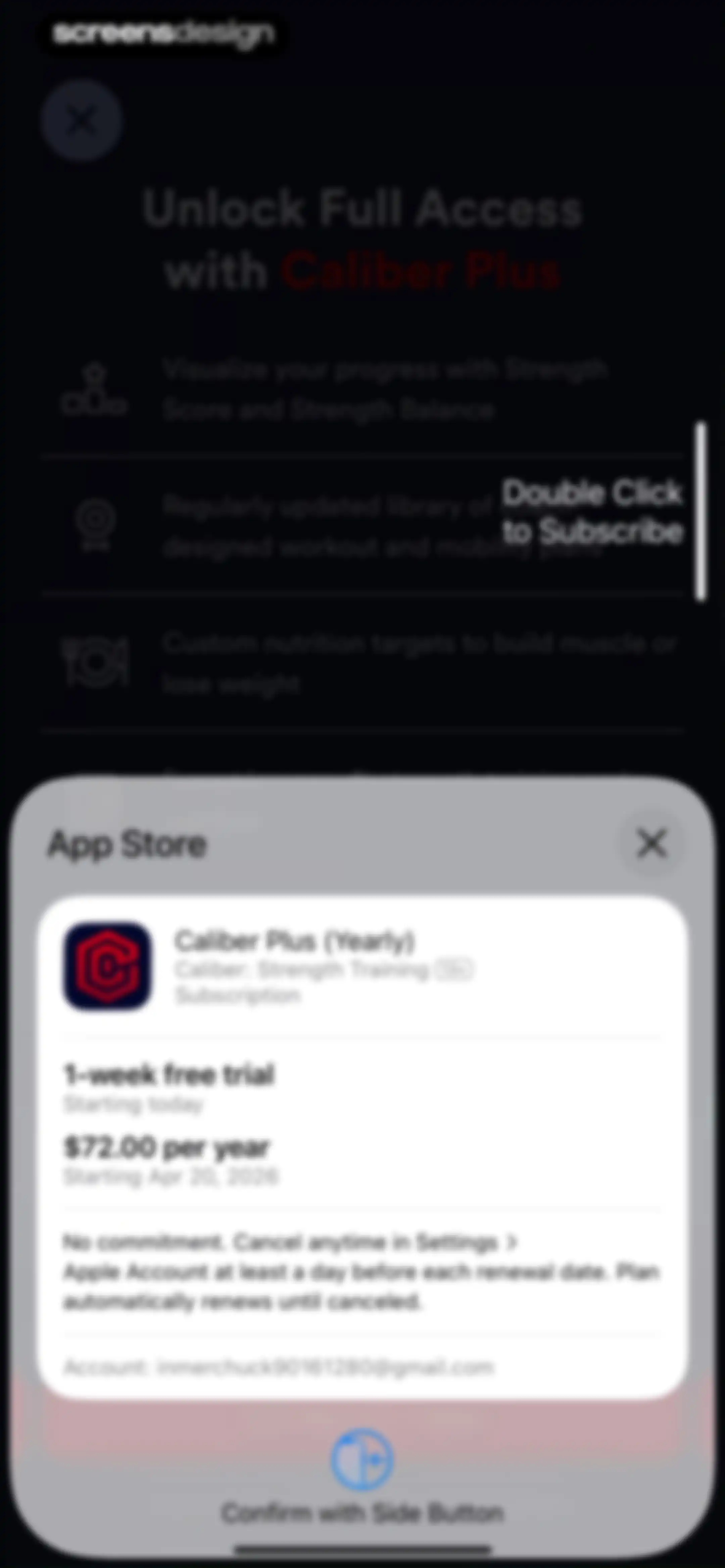 Caliber: Strength Training screen 44