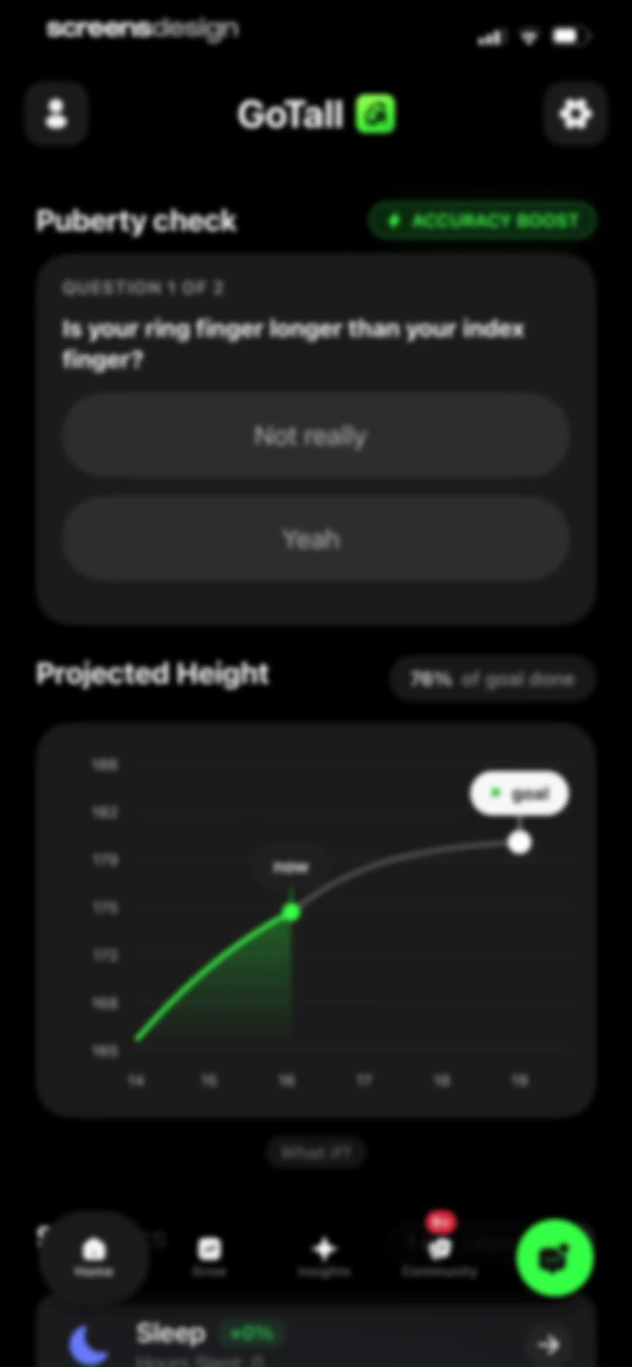 GoTall - Height Predictor screen 72