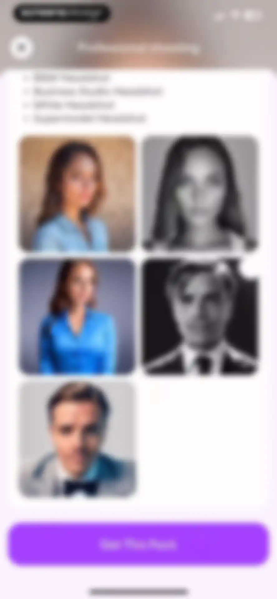Dawn AI - Avatar generator screen 15