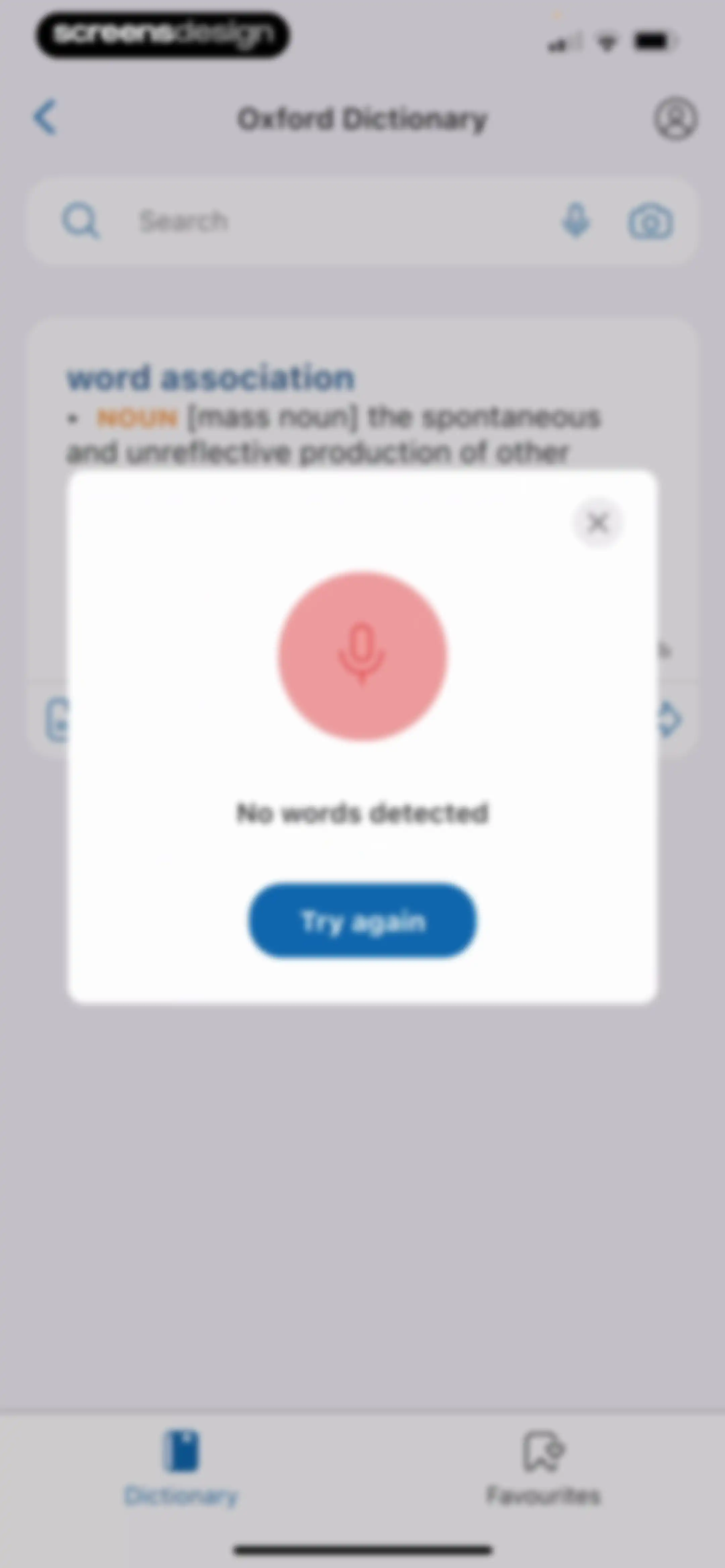 Oxford Dictionary & Thesaurus screen 45