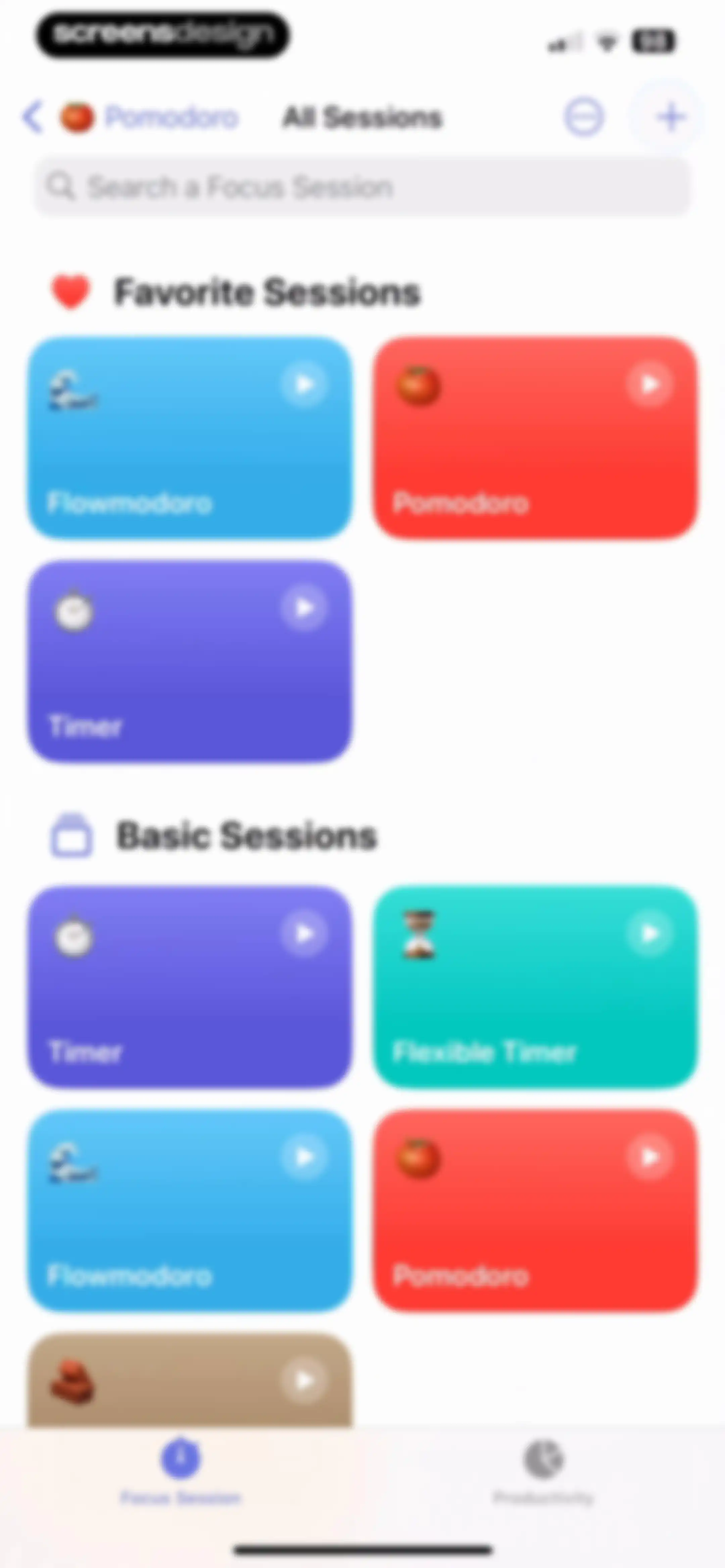 Focused Work - Pomodoro Timer screen 86