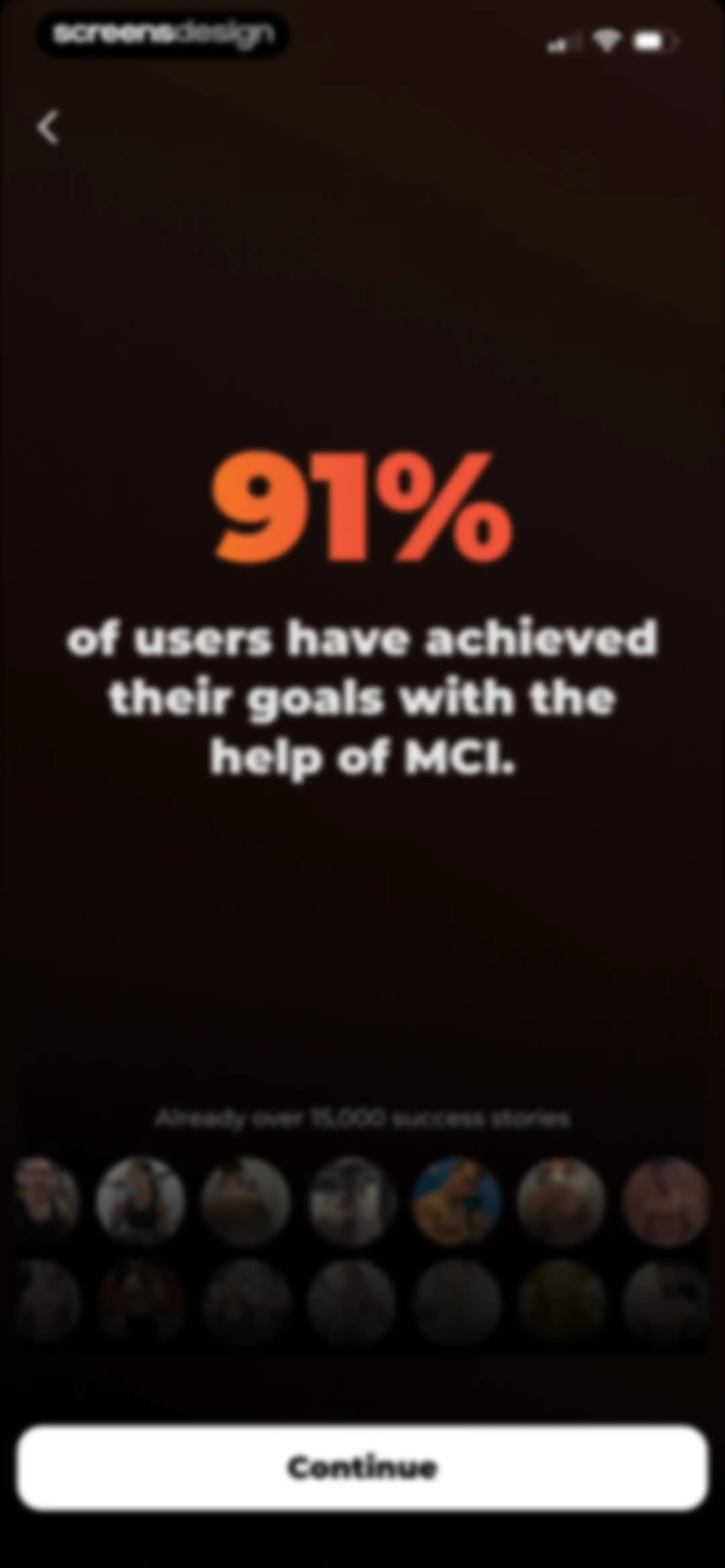 MCI - Personal Training AI screen 20