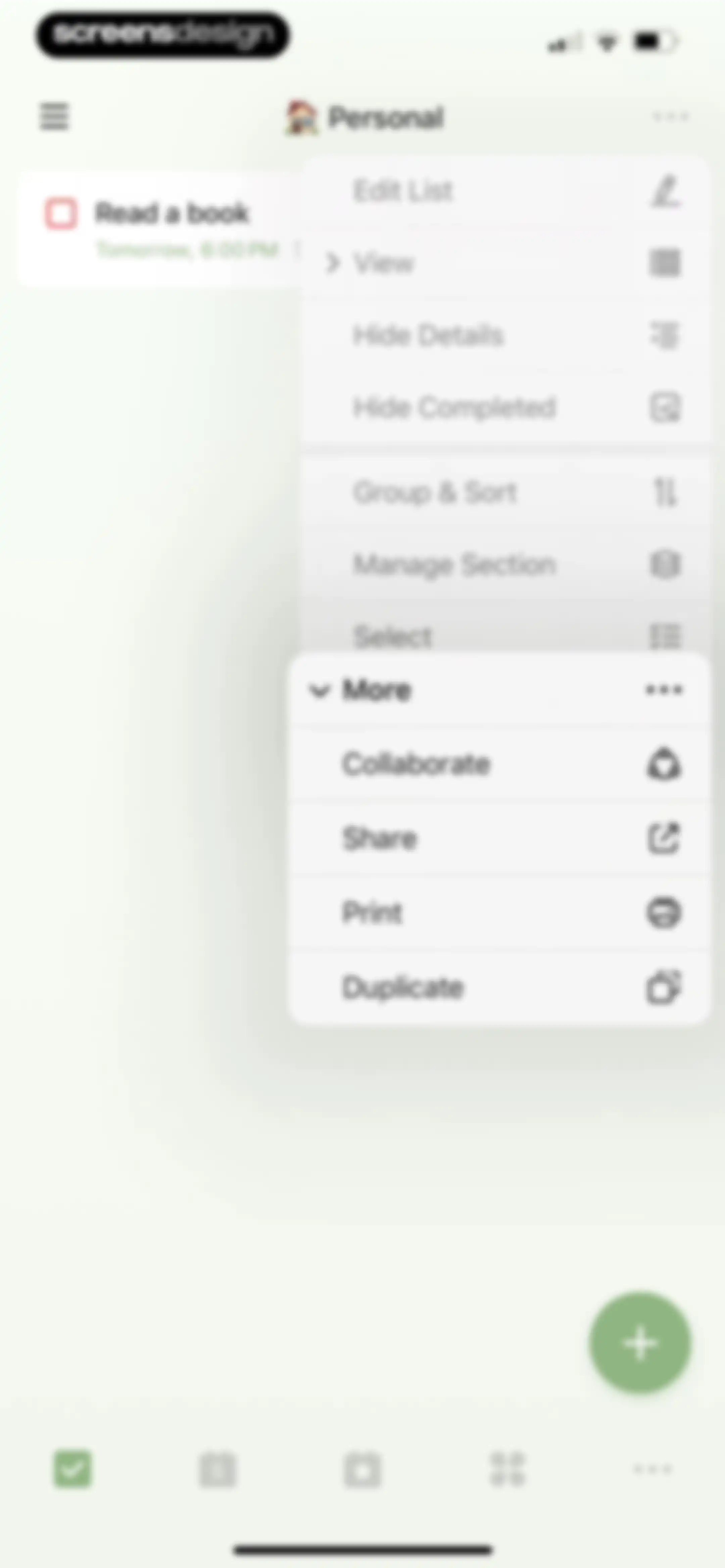 TickTick:To-Do List & Calendar screen 107