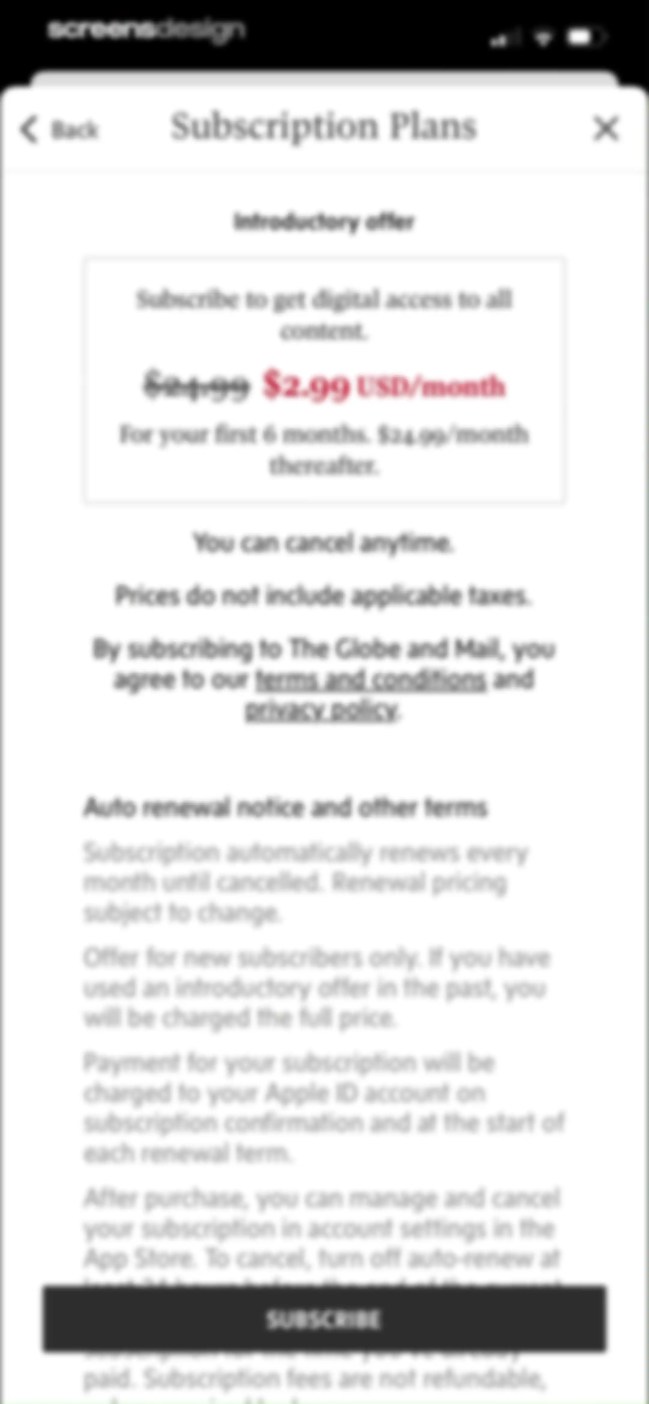 The Globe and Mail screen 31