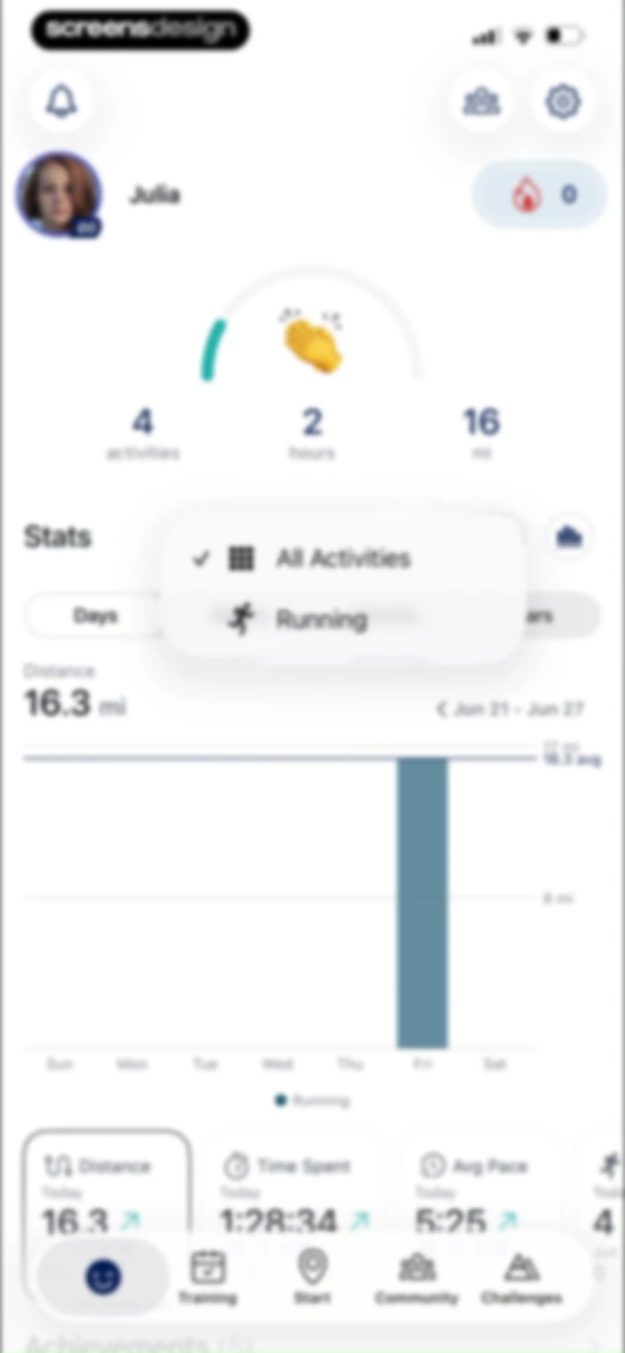 ASICS Runkeeper—Run Tracker screen 217