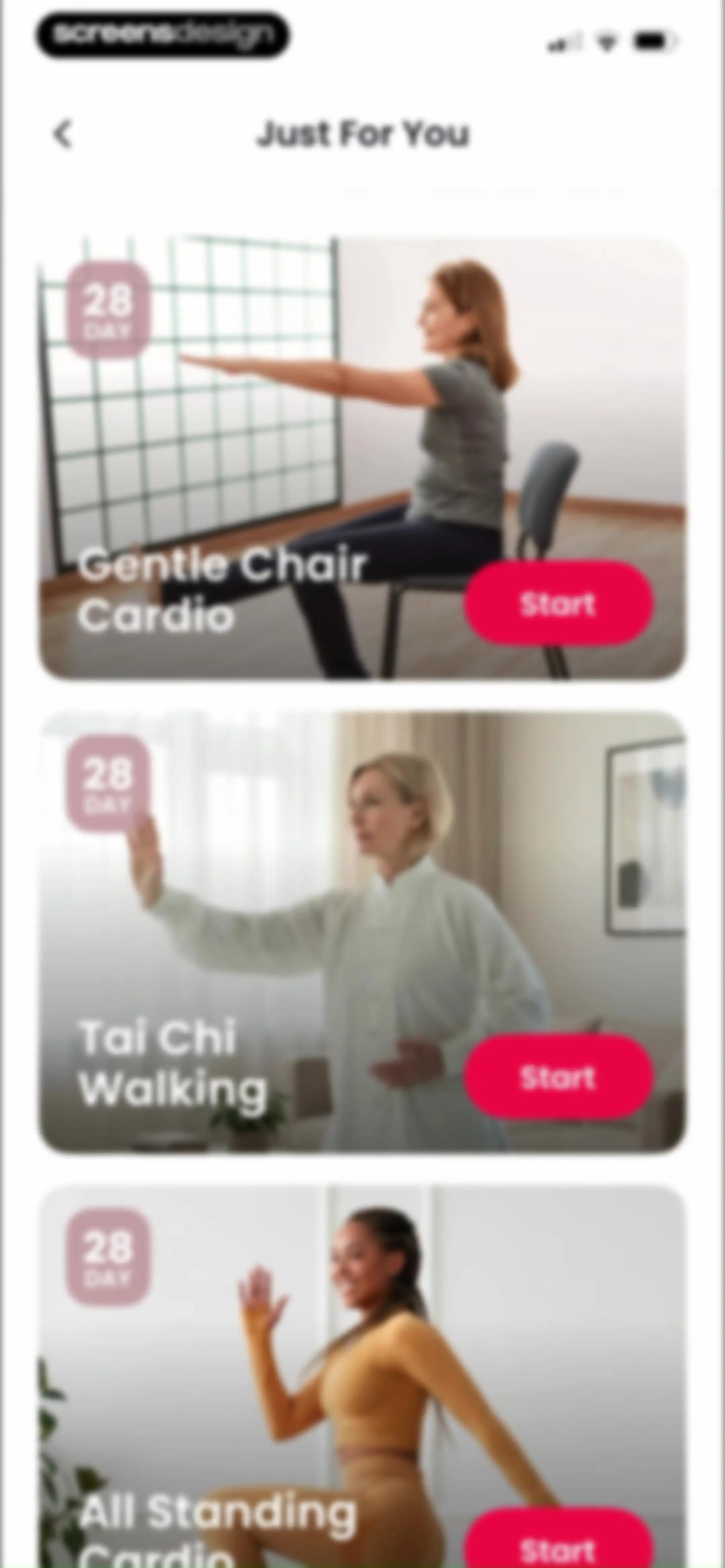 ChillFit: Home Workout Planner screen 109