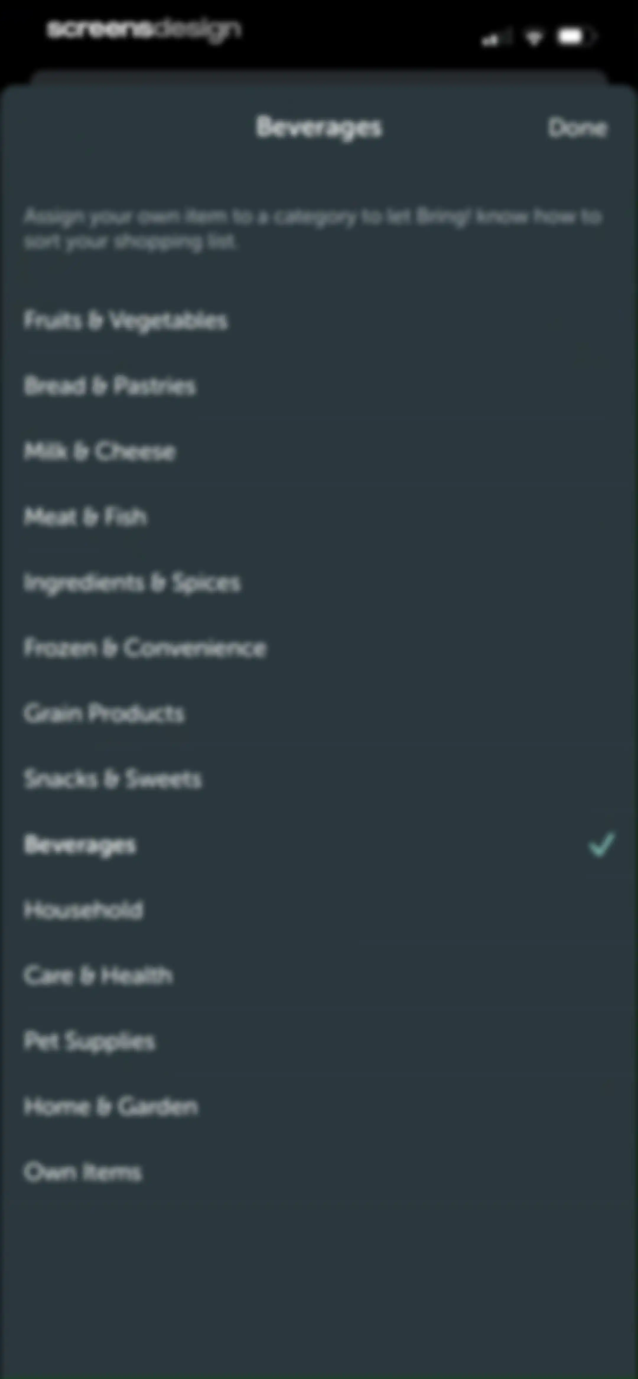 Bring! Grocery Shopping List screen 33
