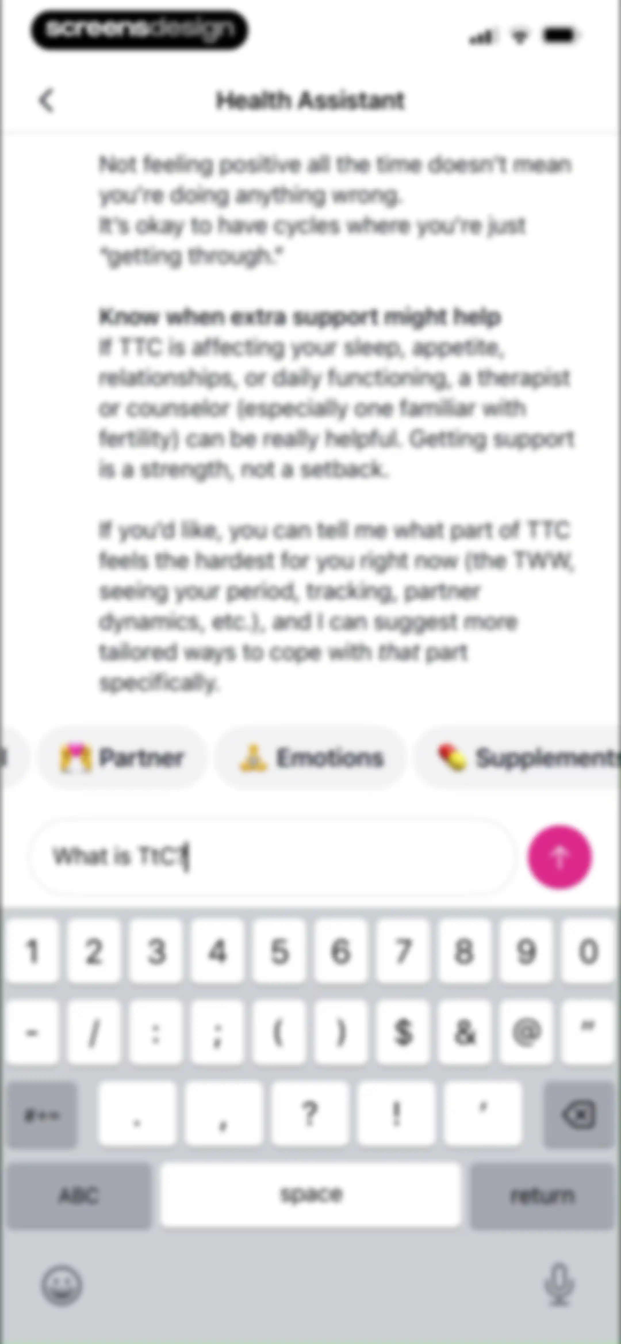 Pregmate Ovulation Tracker screen 77