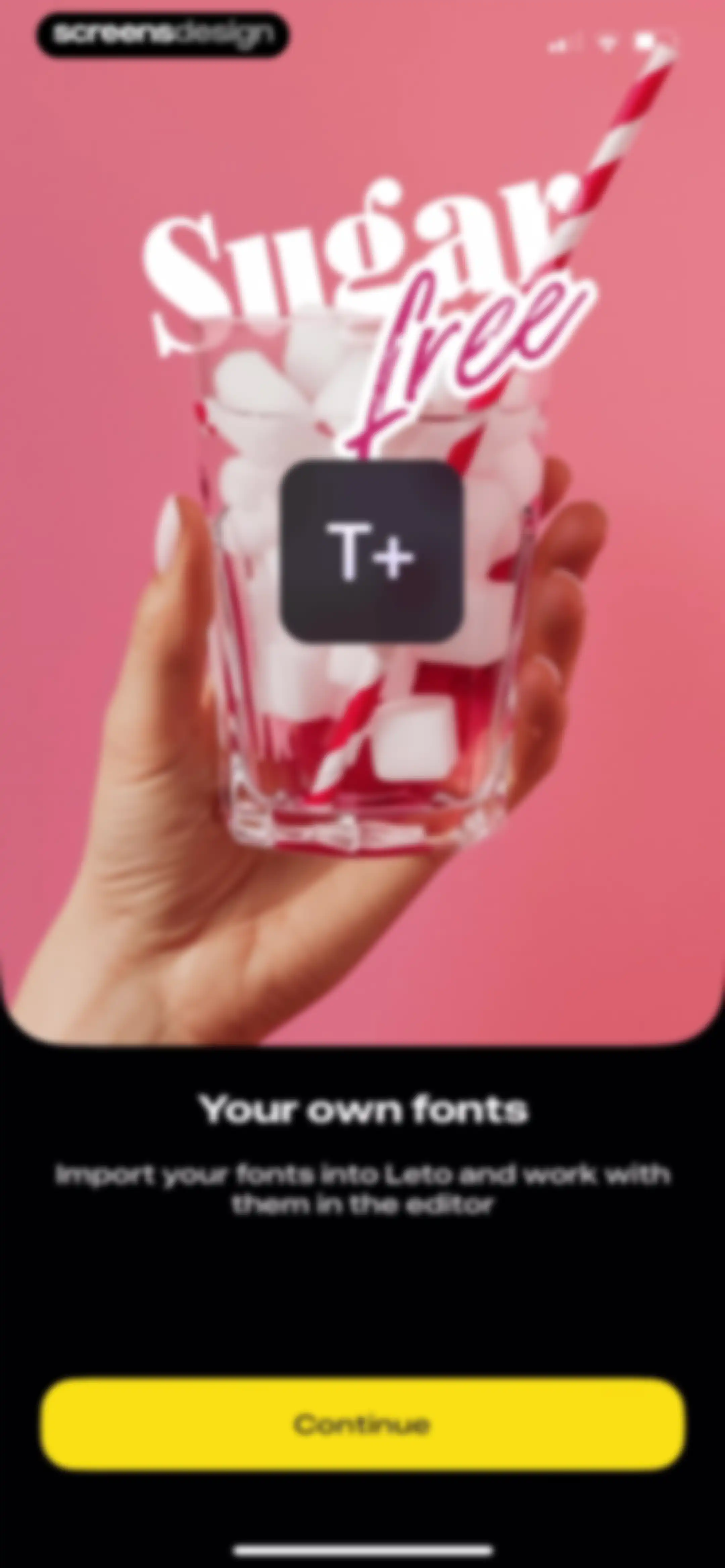 Leto: Font for Instagram Story screen 5