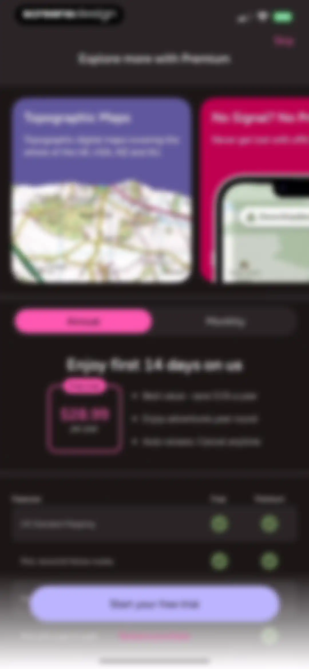 OS Maps: Walk, Hike, Run, Bike screen 6
